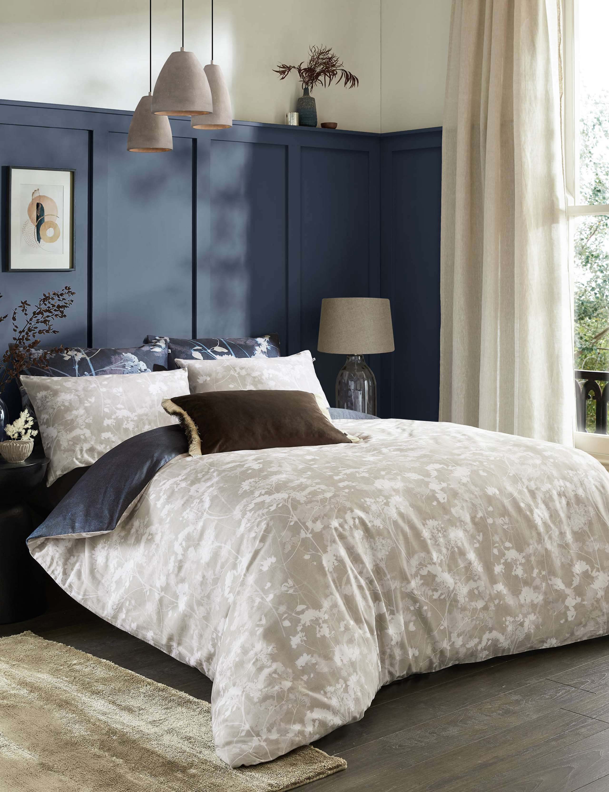 Pure Cotton Flower Press Bedding Set 2 of 8