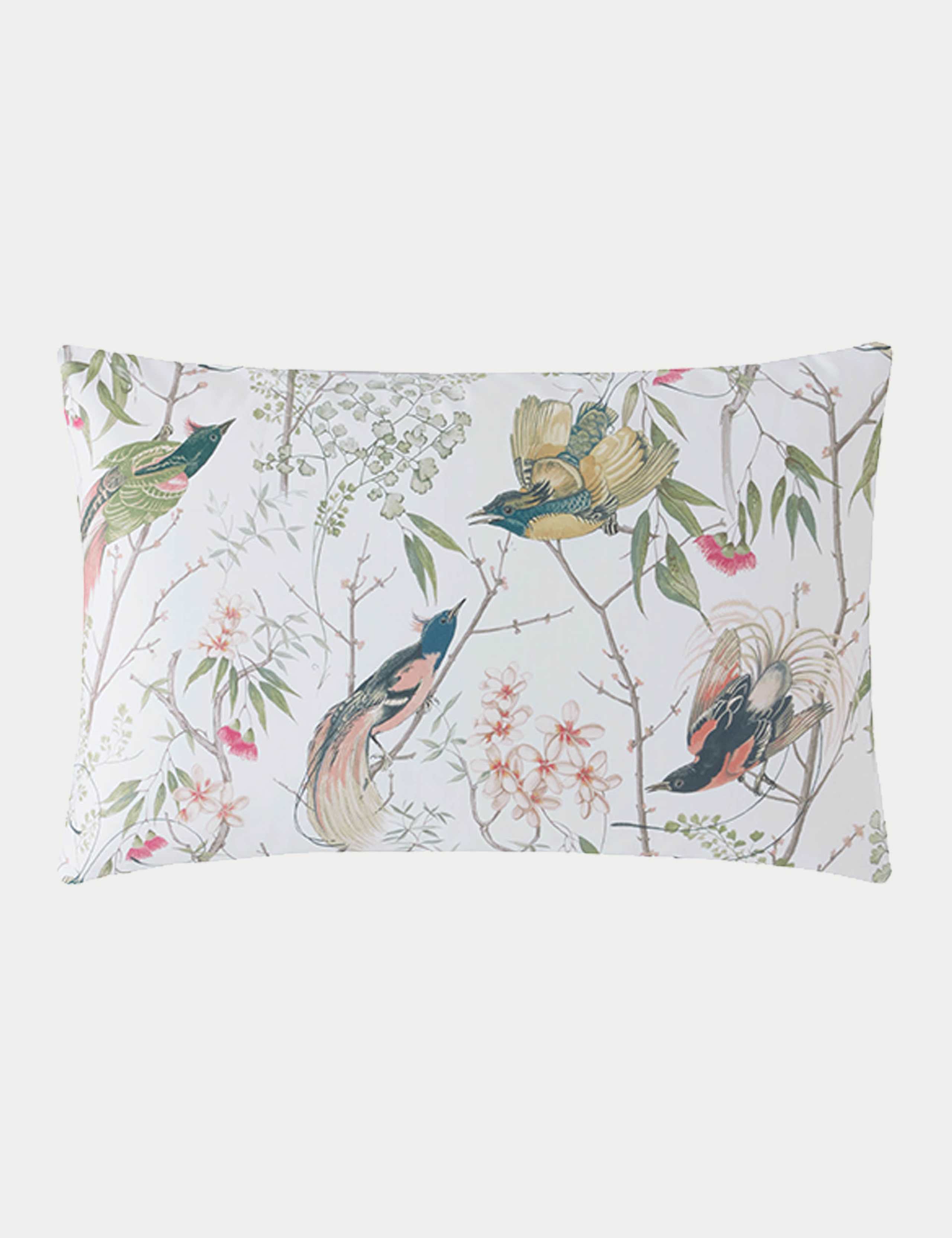 Pure Cotton Sateen Clavering Birds Bedding Set 8 of 8