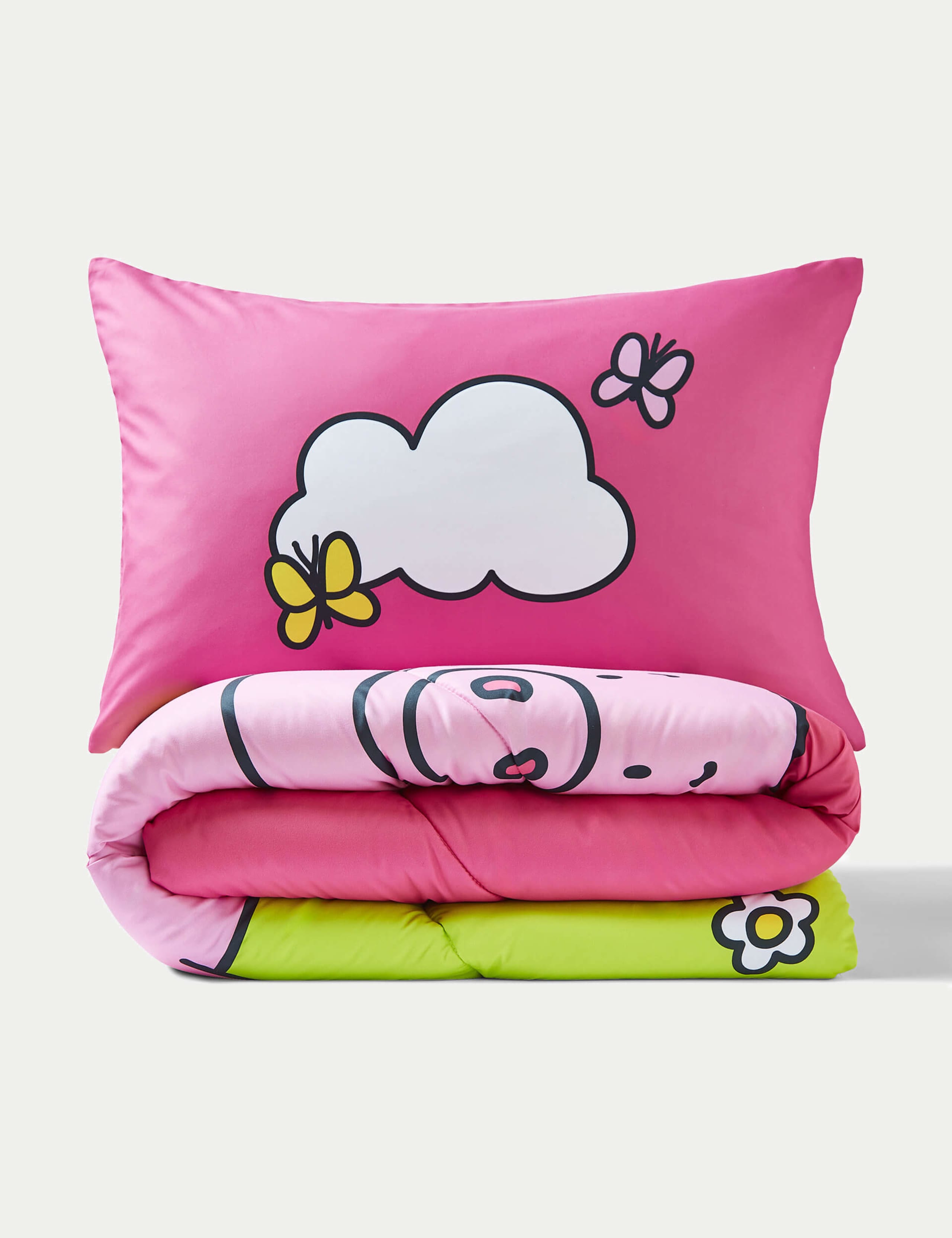 Percy Pig™ 10.5 Tog Coverless Duvet Set 3 of 3