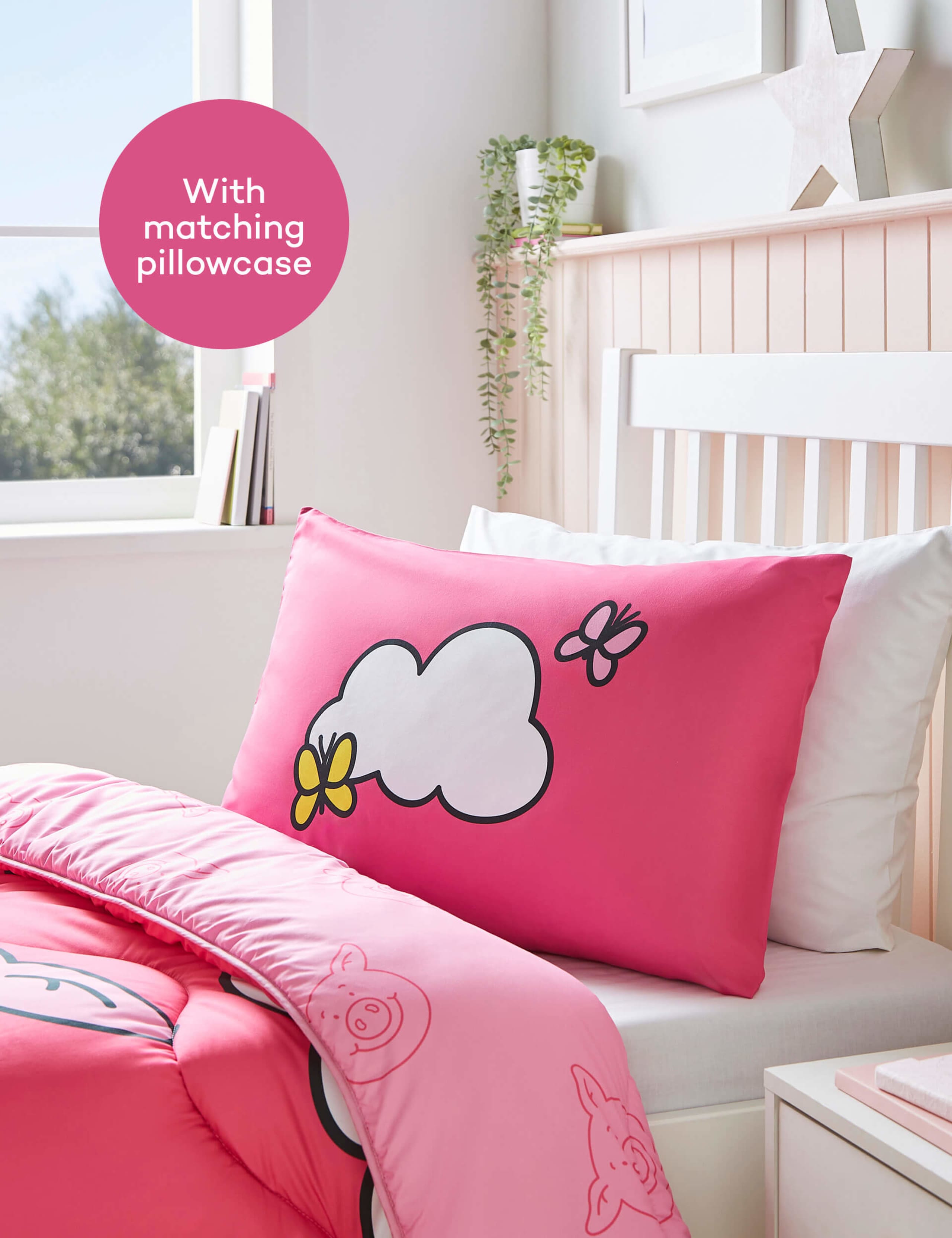 Percy Pig™ 7 Tog Coverless Duvet Set 3 of 5