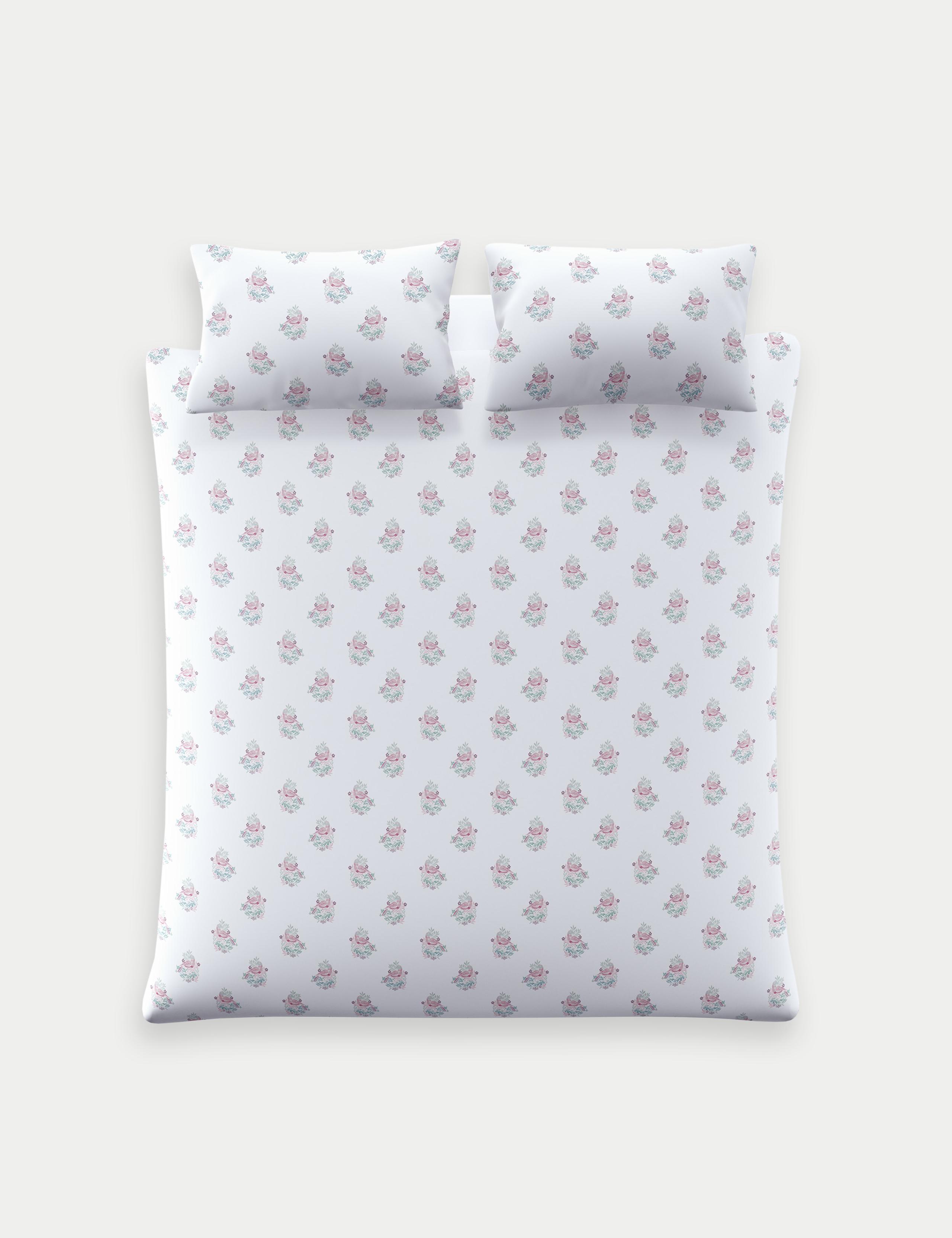 Pure Cotton Sateen Bird Bedding Set 6 of 8