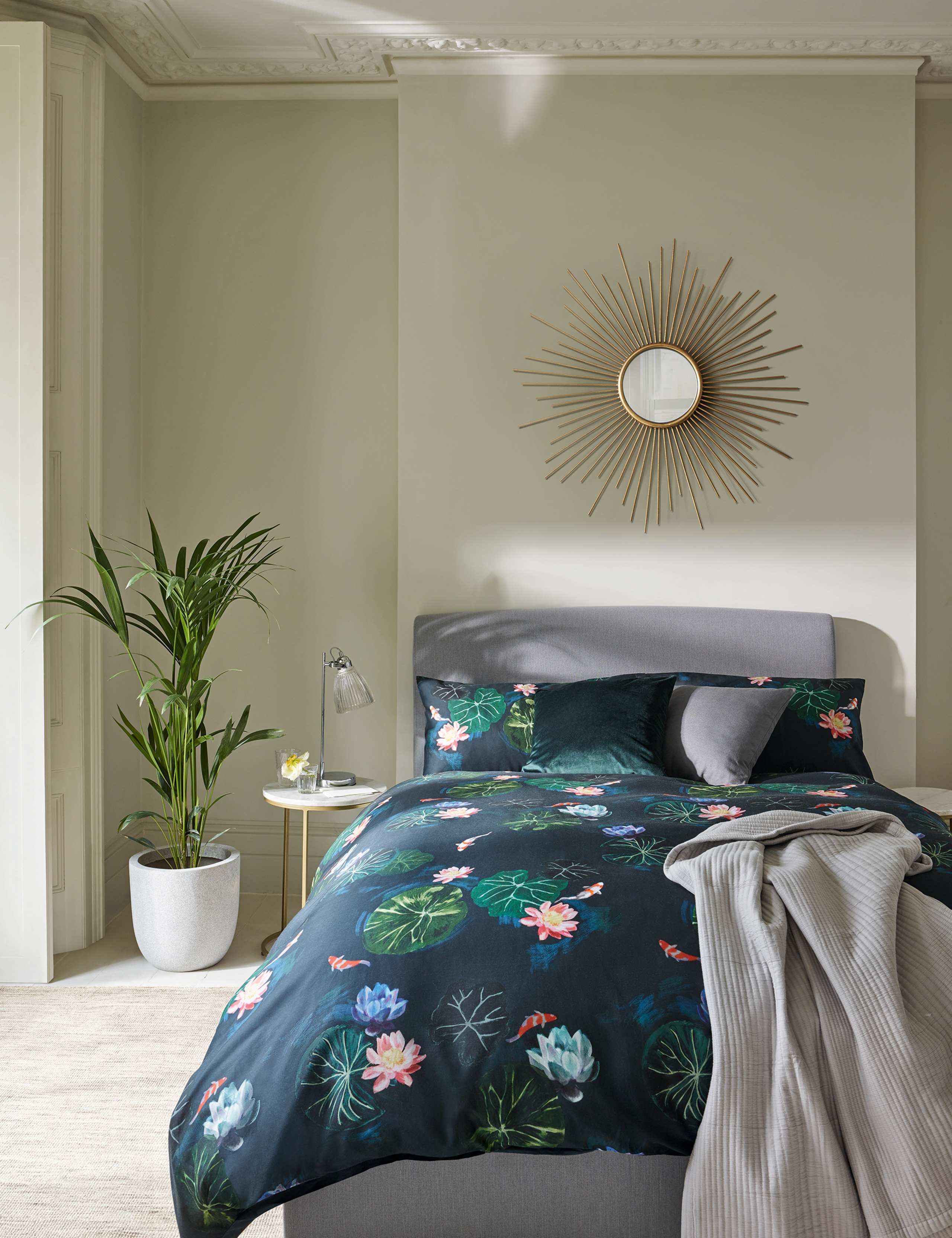 Pure Cotton Waterlily Bedding Set 5 of 5
