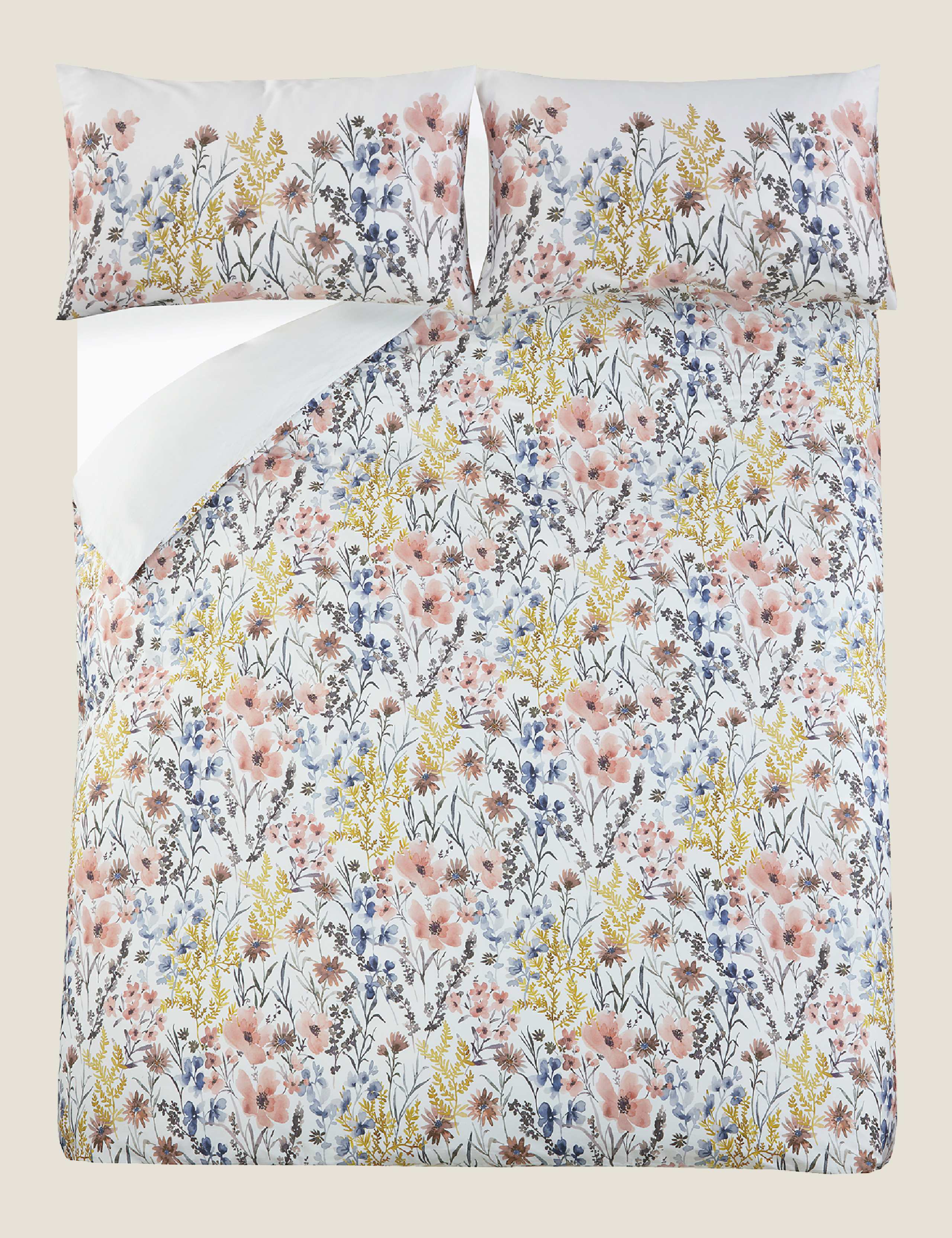 Pure Cotton Sateen Aspden Bedding Set 4 of 4
