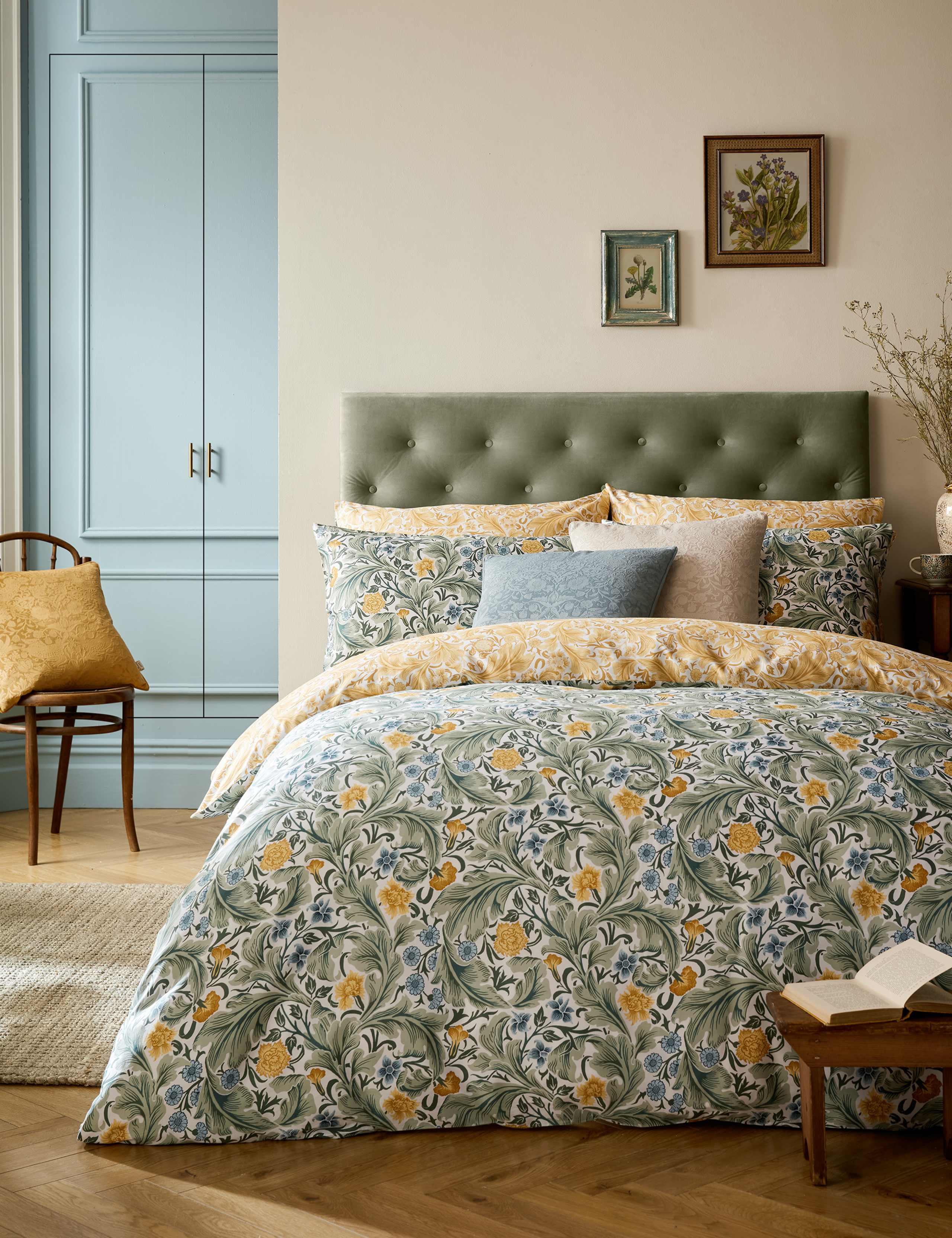 Pure Cotton Sateen Leicester Bedding Set 1 of 8