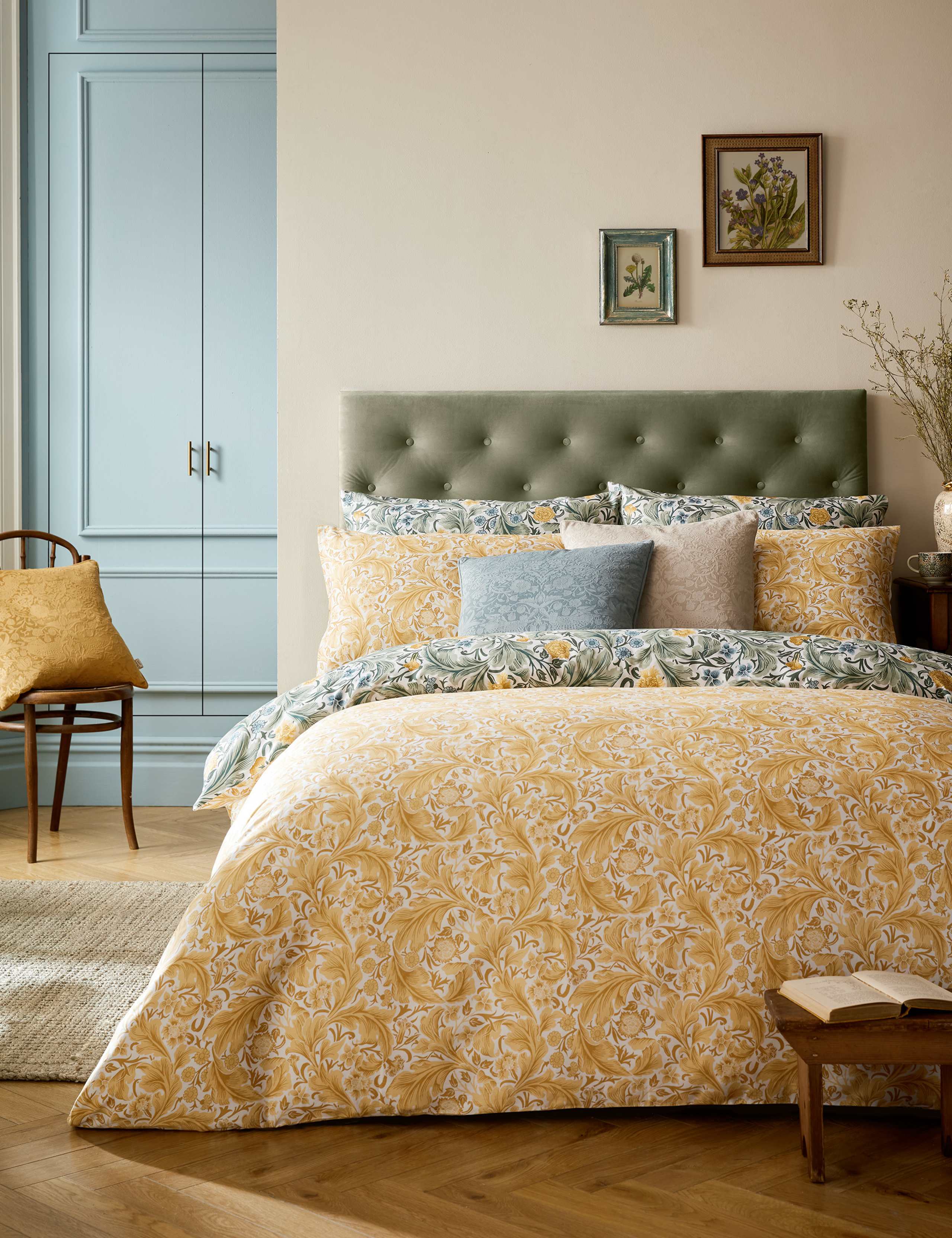 Pure Cotton Sateen Leicester Bedding Set 2 of 8