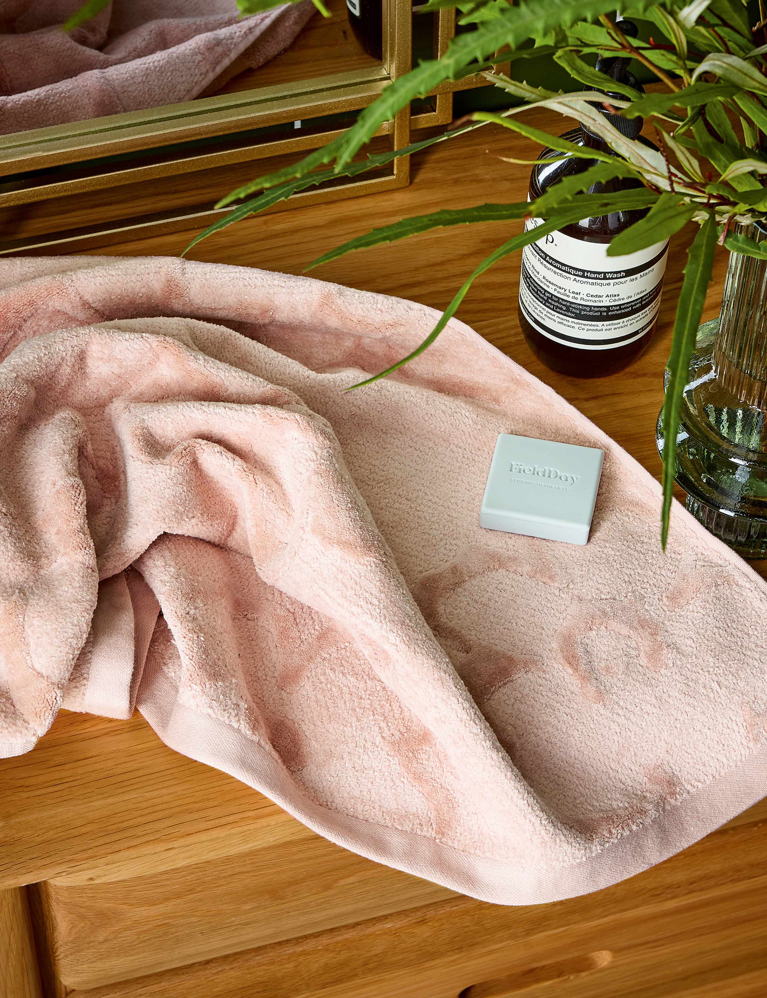Pure Cotton Magnolia Textured Towel 3 of 4
