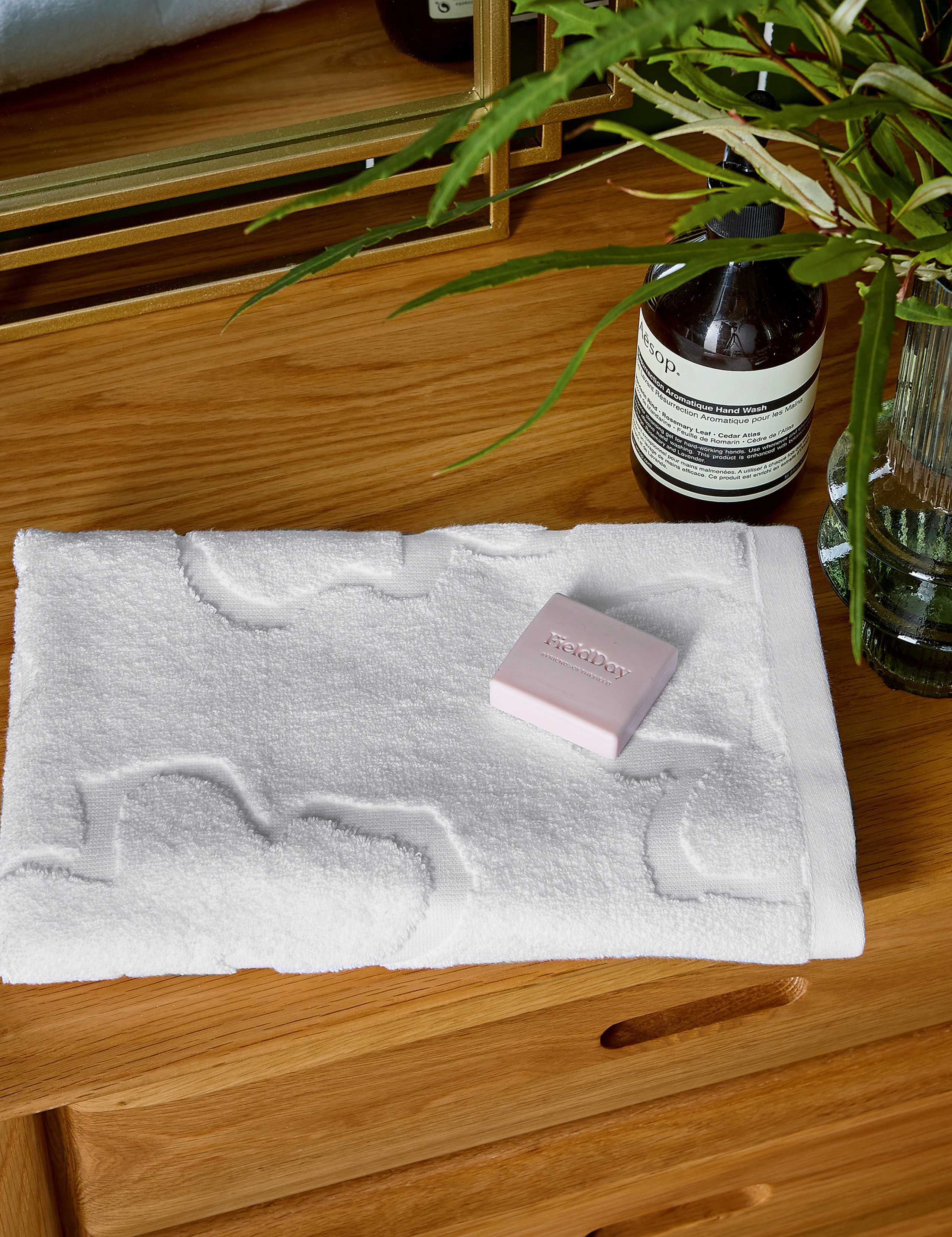 Pure Cotton Magnolia Textured Towel 3 of 4