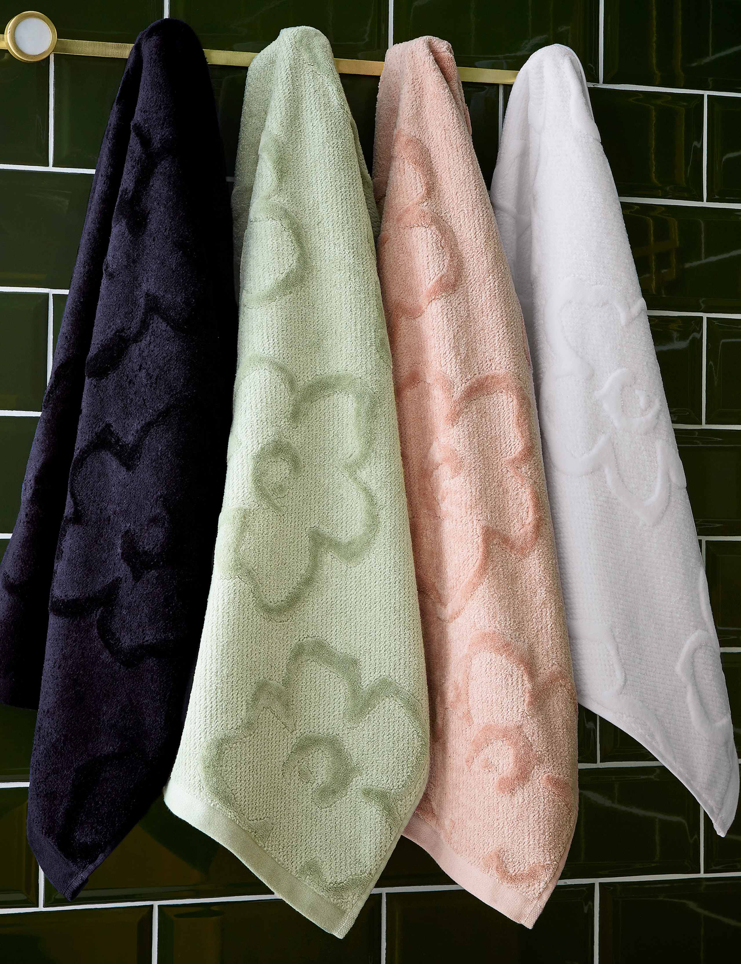 Pure Cotton Magnolia Textured Towel 4 of 4