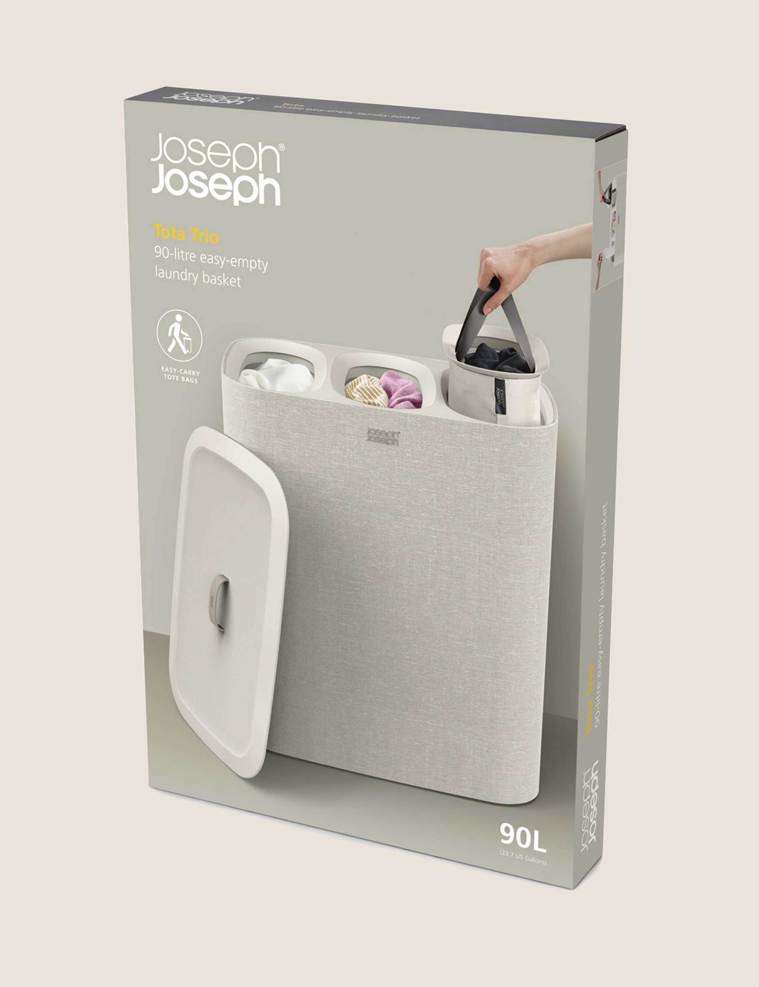 Tota Trio 90L Laundry Separation Basket 5 of 5