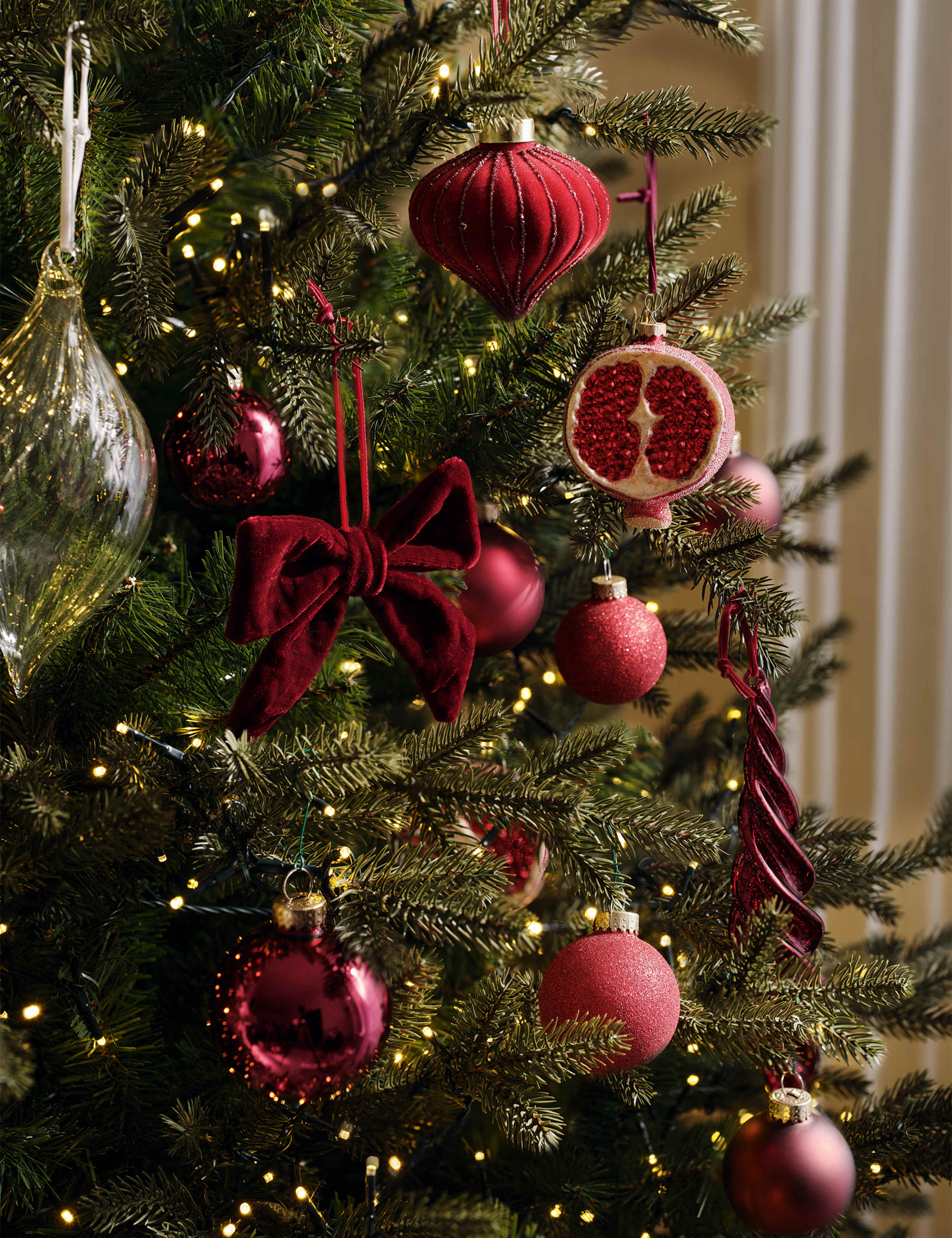 50pk Glass Baubles 5 of 5