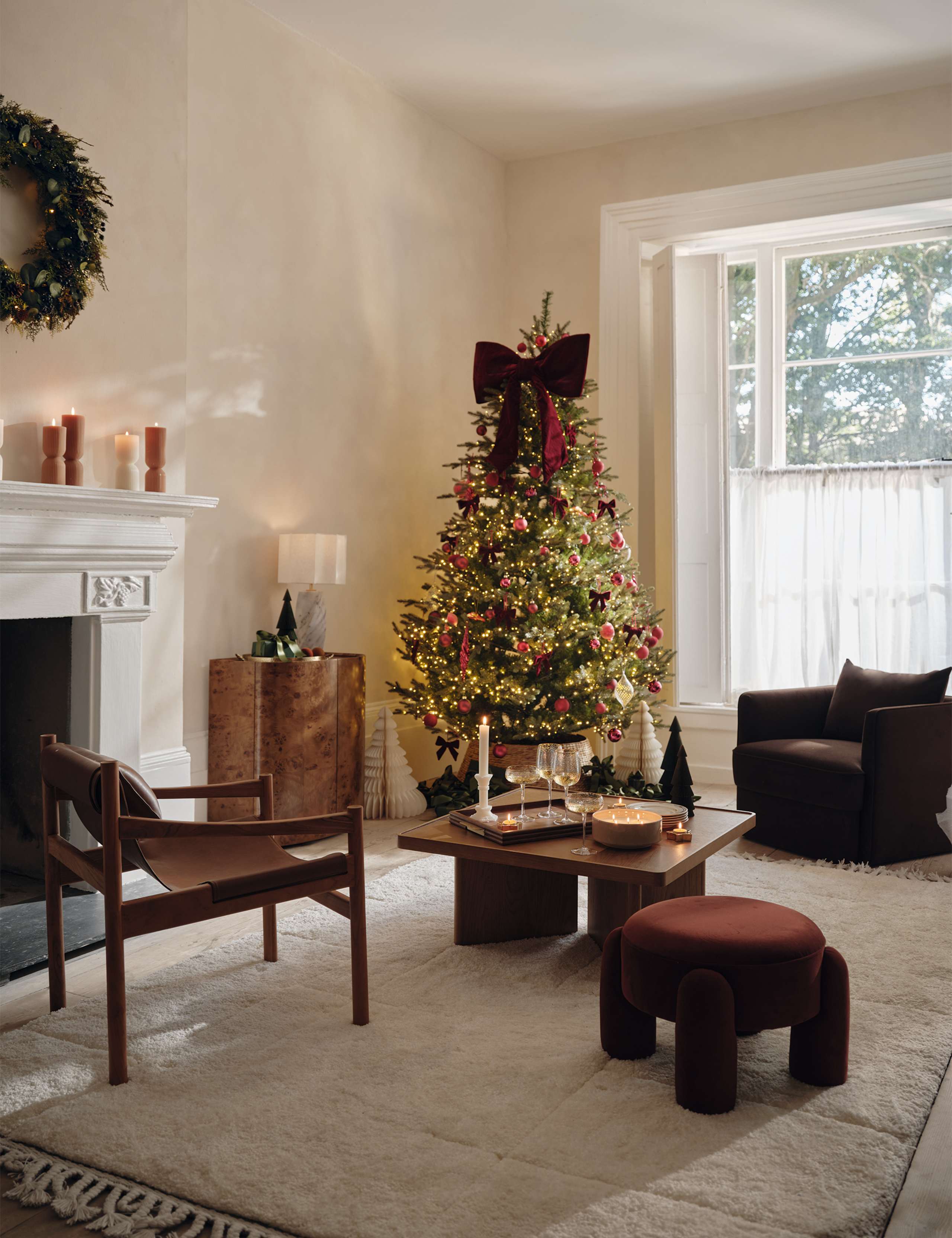 8ft Pre-lit Grand Fir Christmas Tree 6 of 6