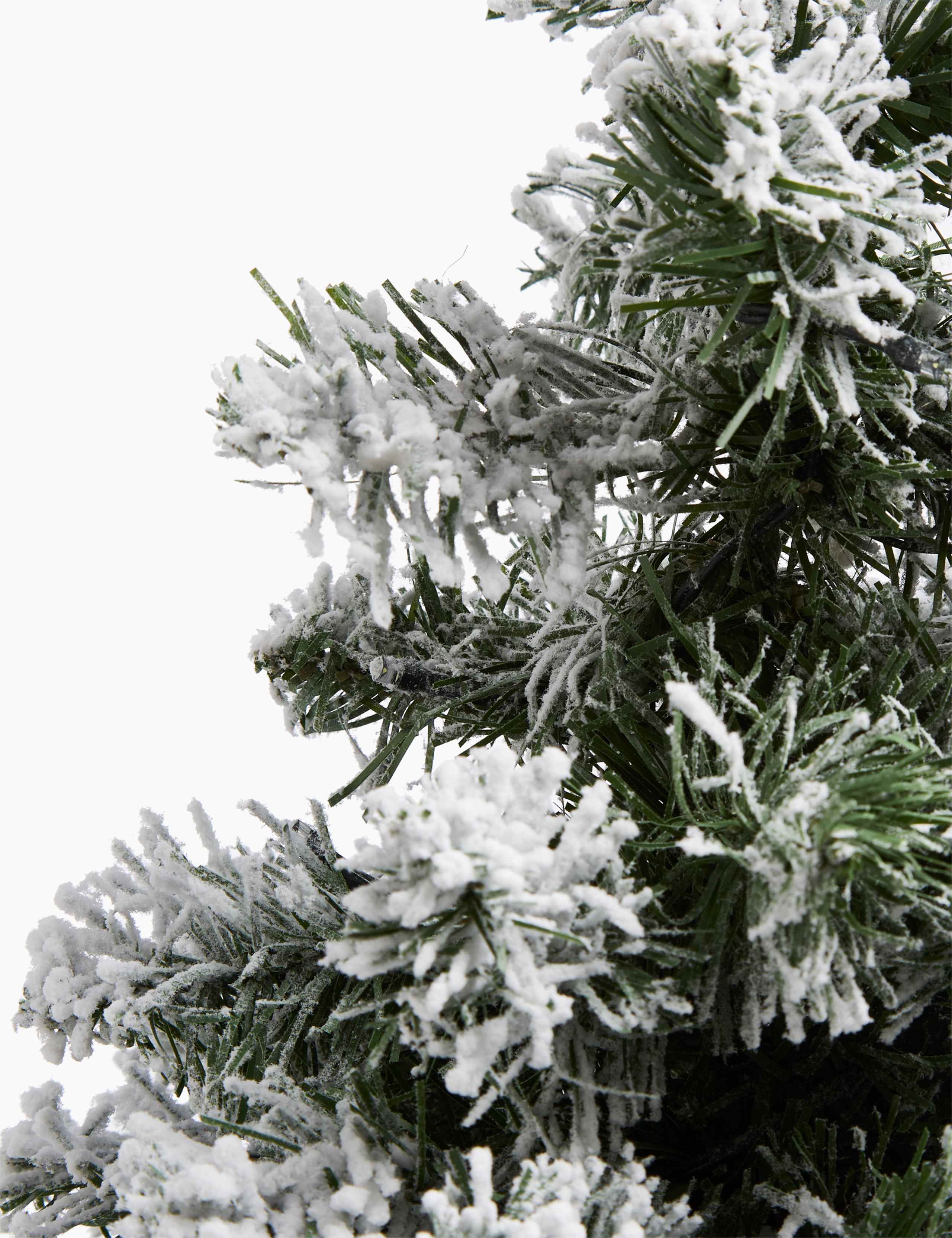 1.5ft Lit Snowy Christmas Tree 2 of 3