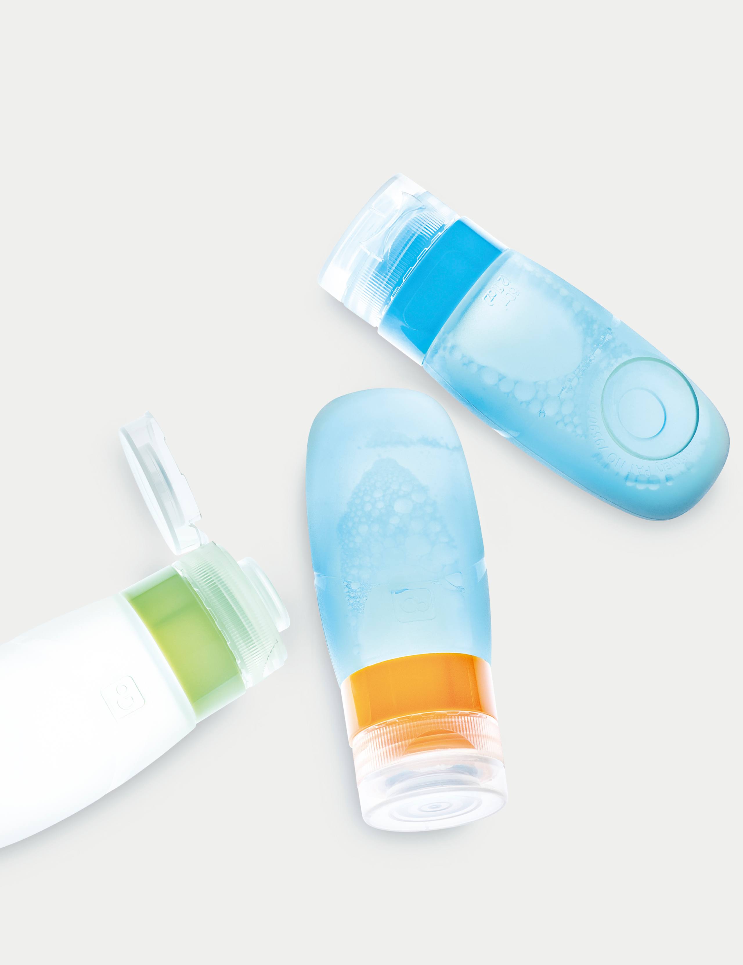 3pk Squeeze It Travel Toiletry Bottles 2 of 3
