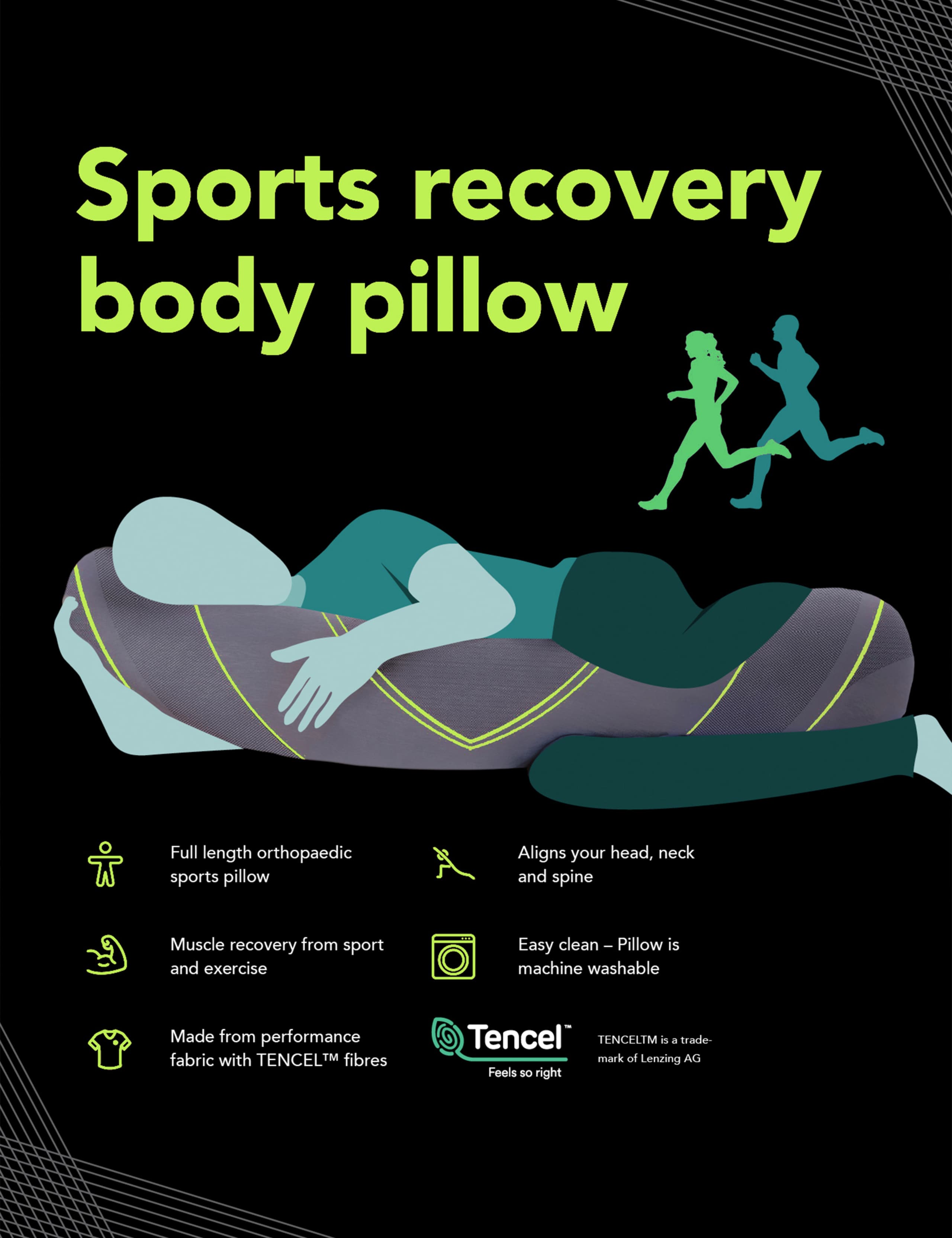 Sports Recovery Medium Body PIllow 2 of 10