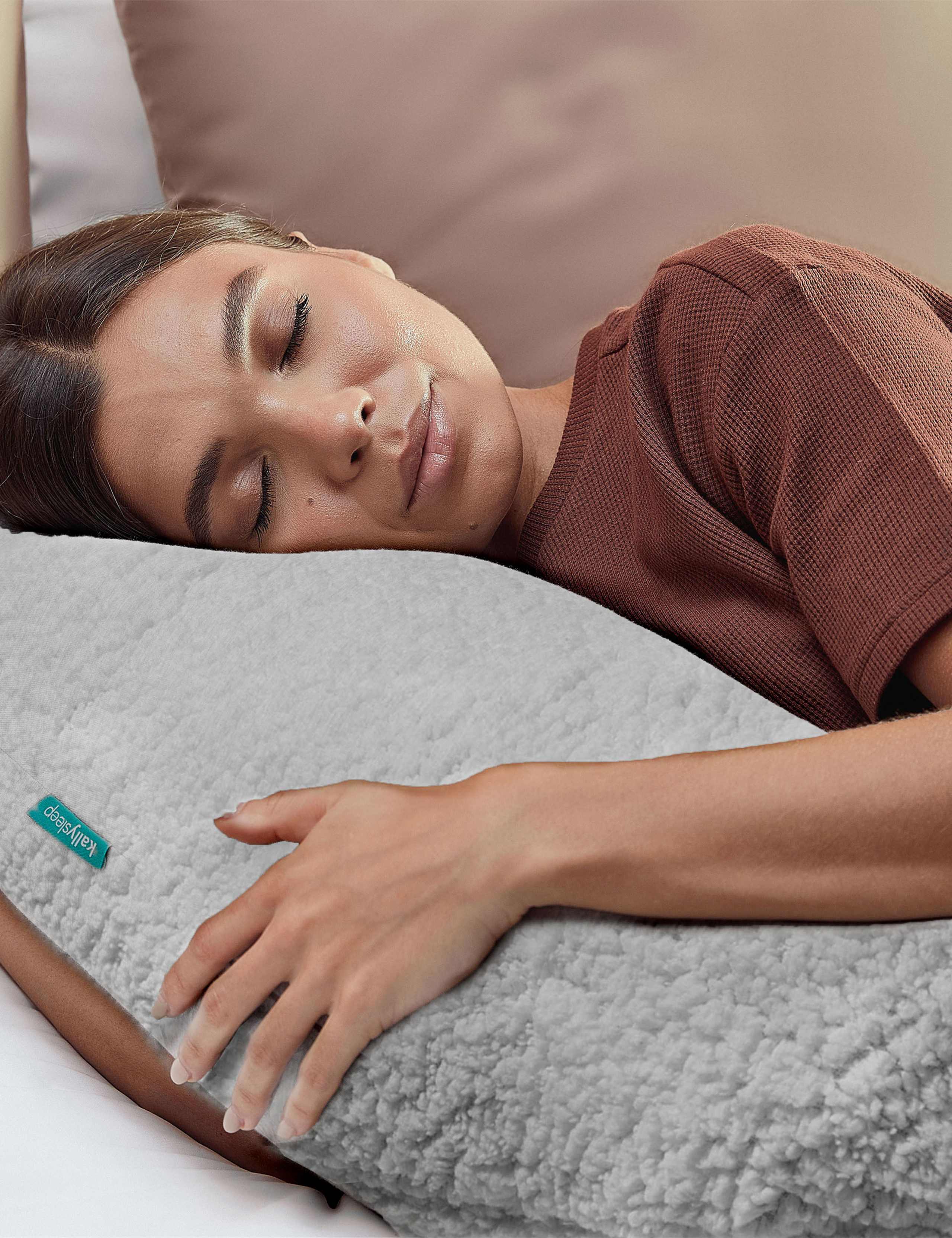 Grey Fleece Body Pillow 5 of 6