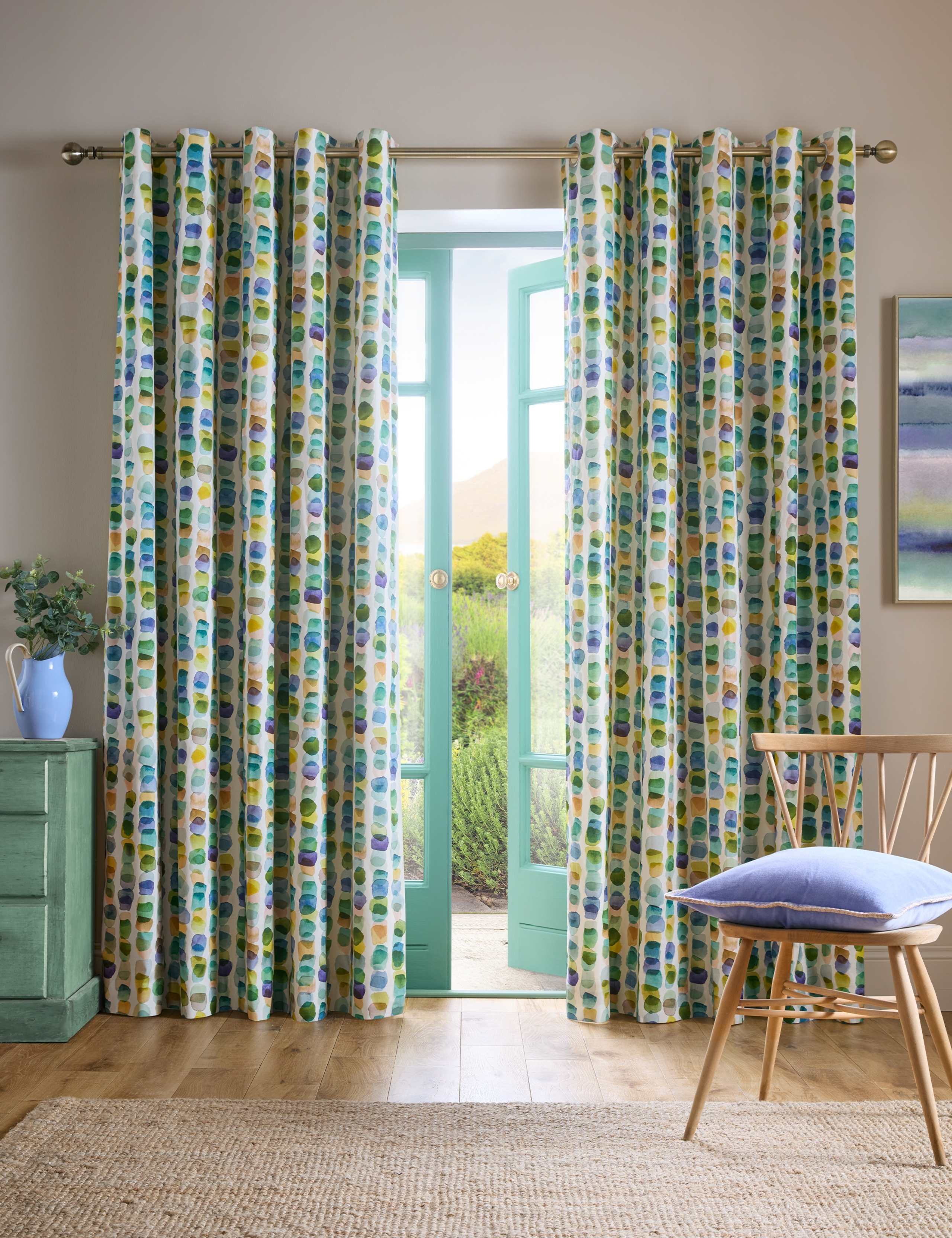 Tobermory Cotton Rich Eyelet Curtains 2 of 5