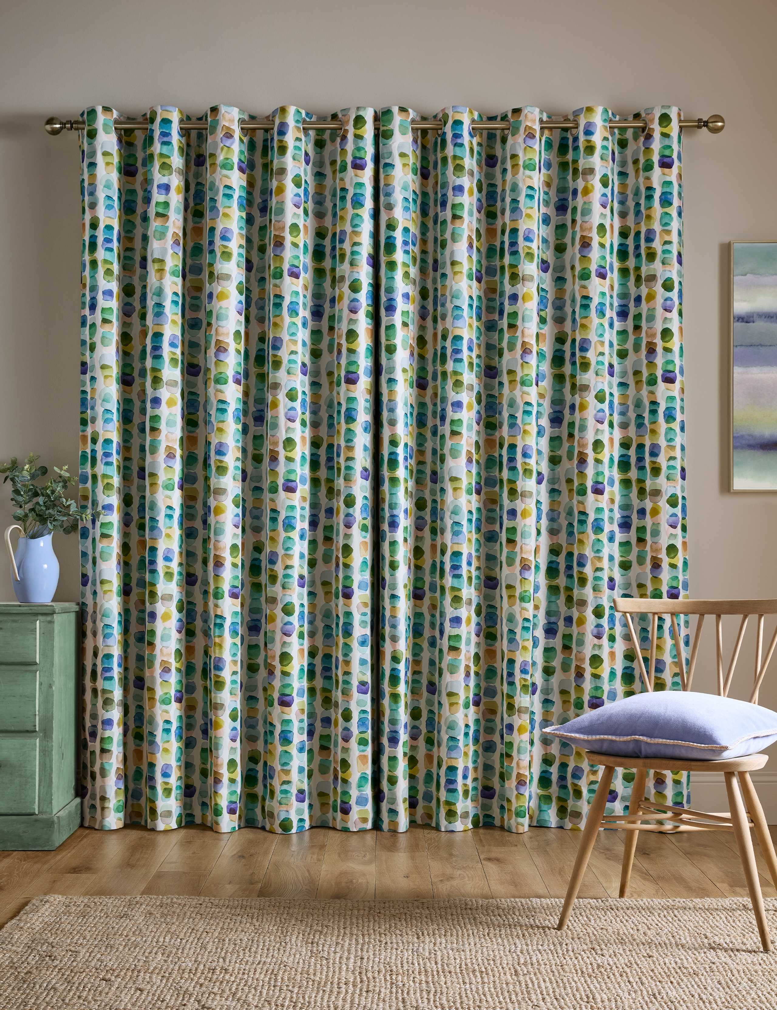 Tobermory Cotton Rich Eyelet Curtains 4 of 5