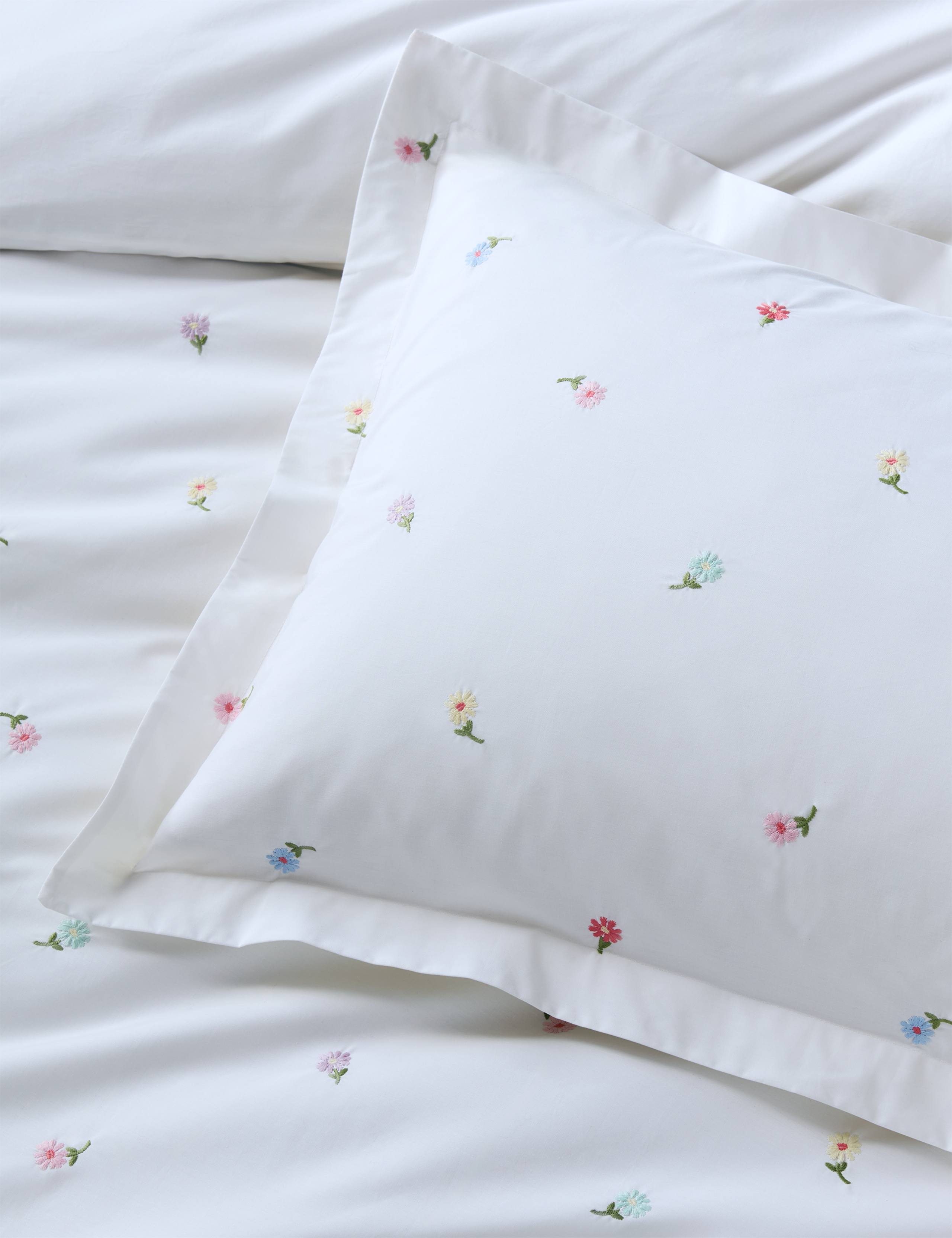 Pure Cotton Floral Embroidered Bedding Set 3 of 3