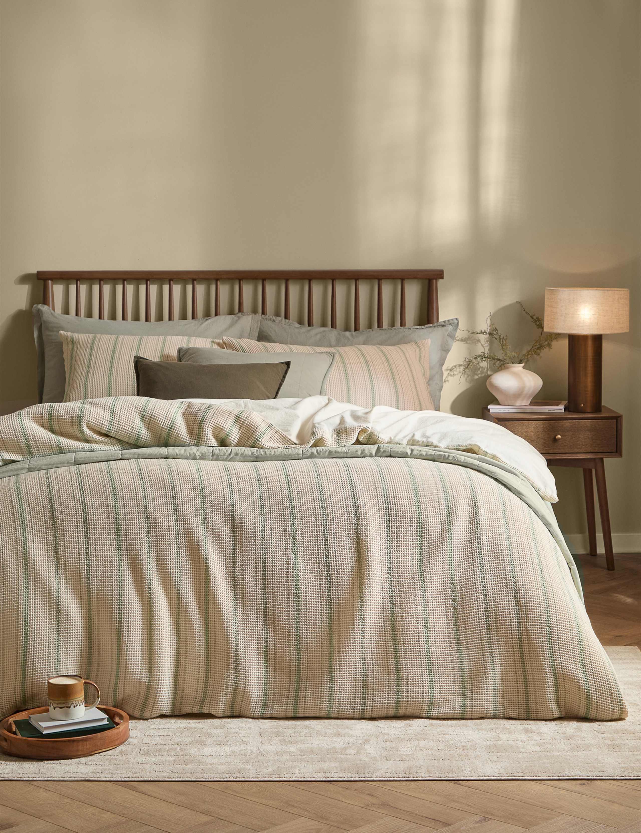 Pure Cotton Selby Waffle Pillowcase 3 of 3
