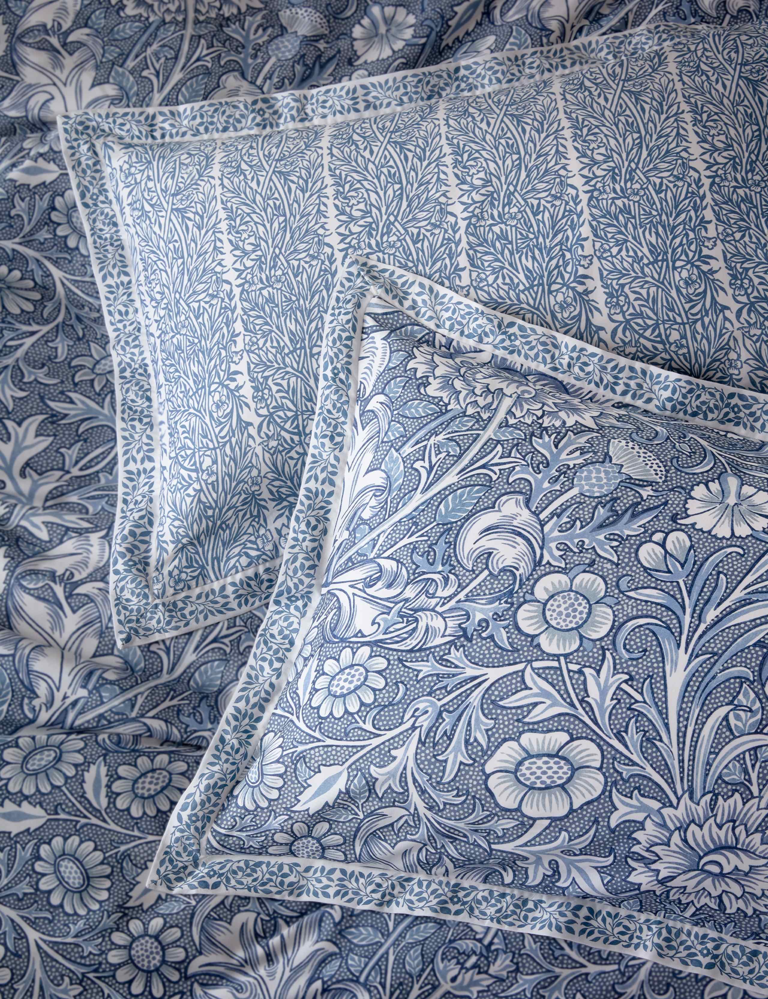 2 Pack Pure Cotton Frieze Double Bough Pillowcases 2 of 2