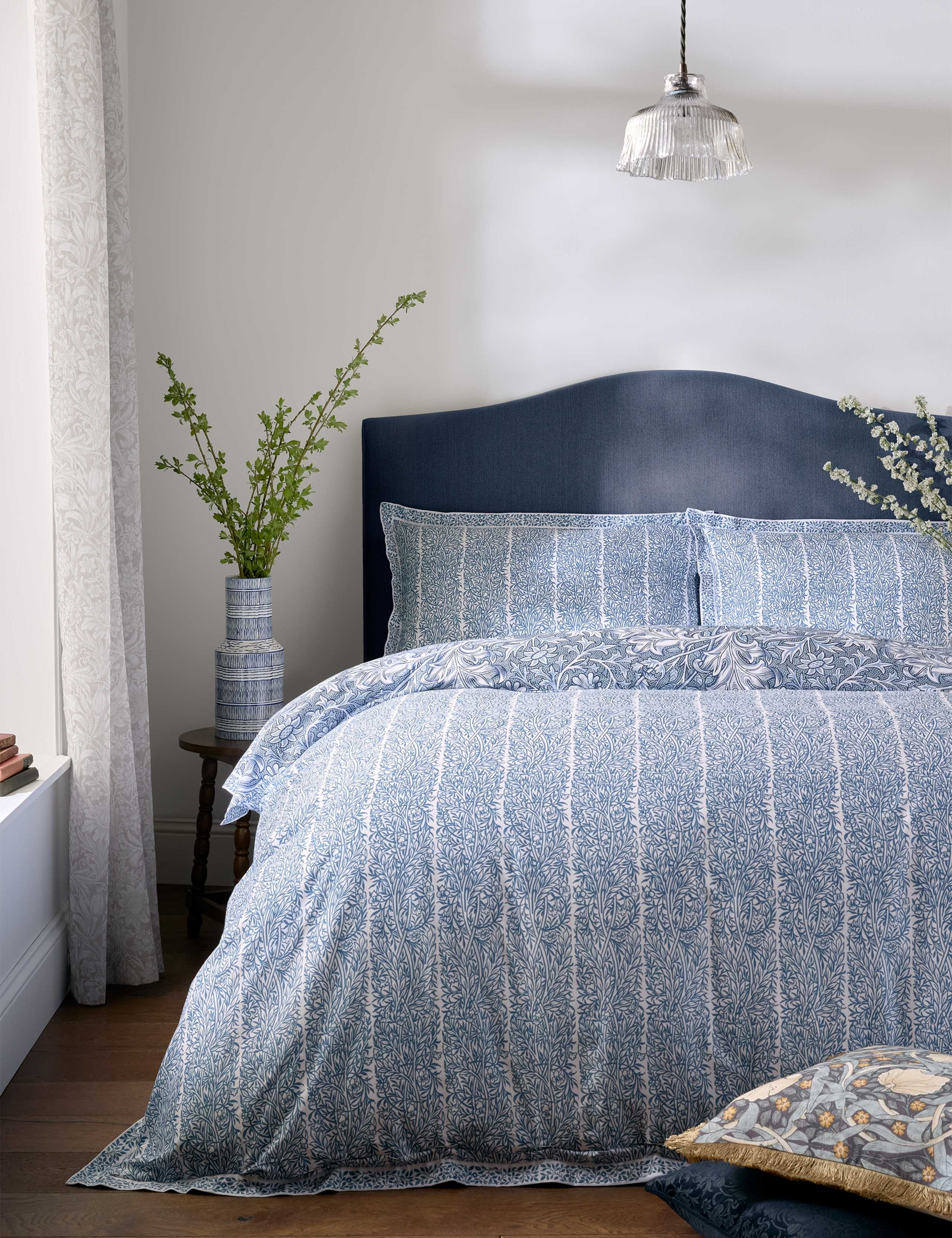 Pure Cotton Frieze Double Bough Bedding Set 3 of 4