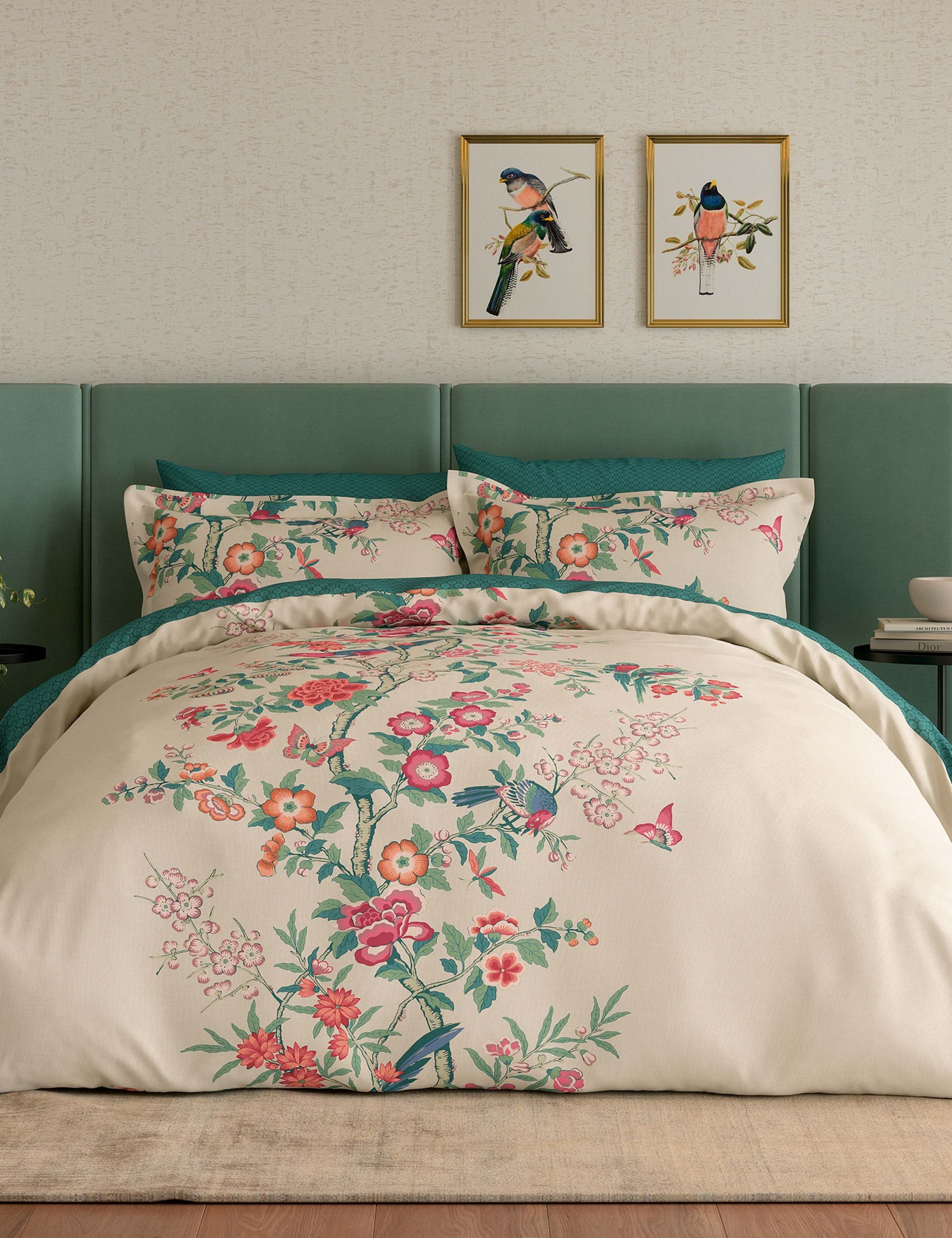 Pure Cotton Chinese Magpie Bedding Set 6 of 8