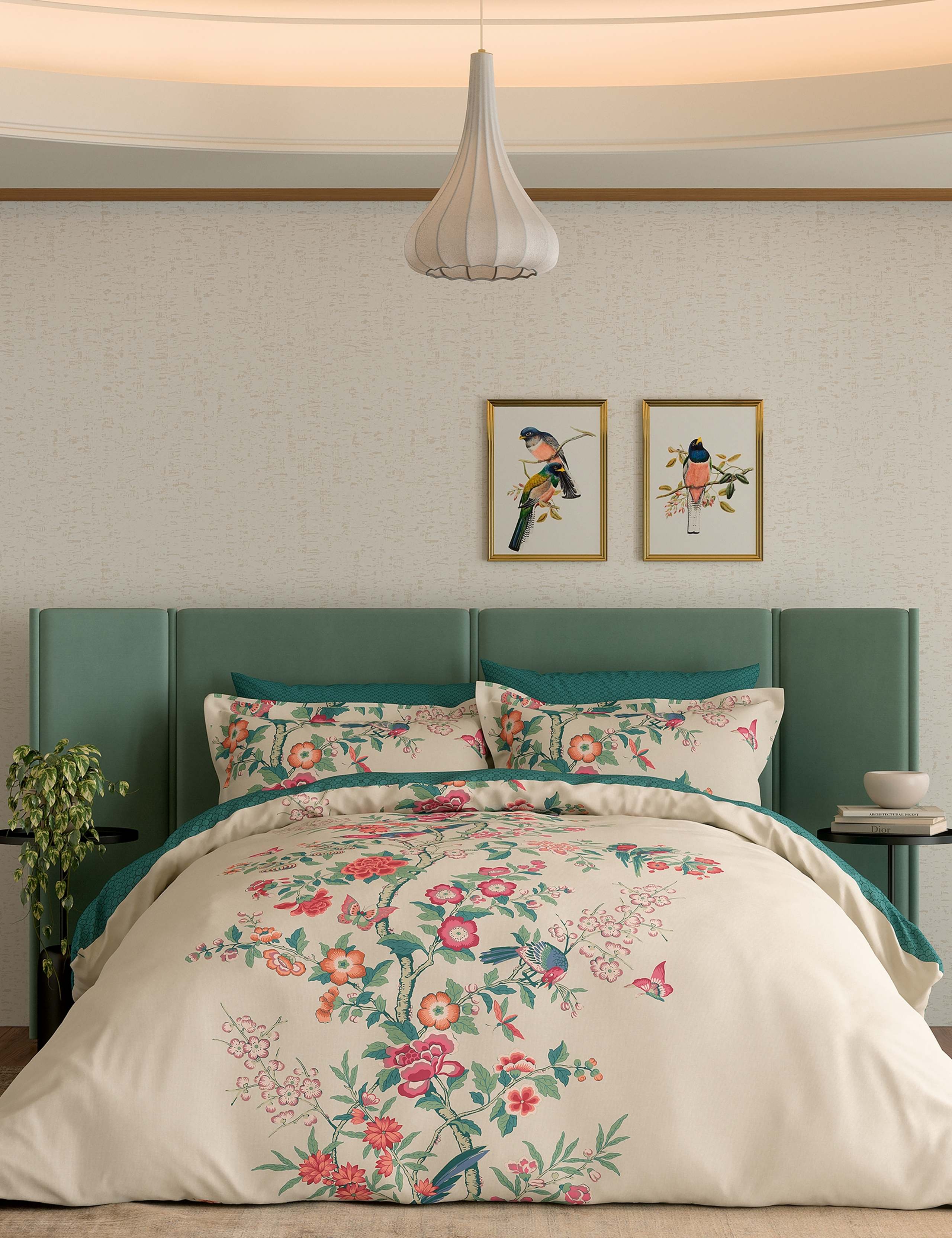 Pure Cotton Chinese Magpie Bedding Set 7 of 8