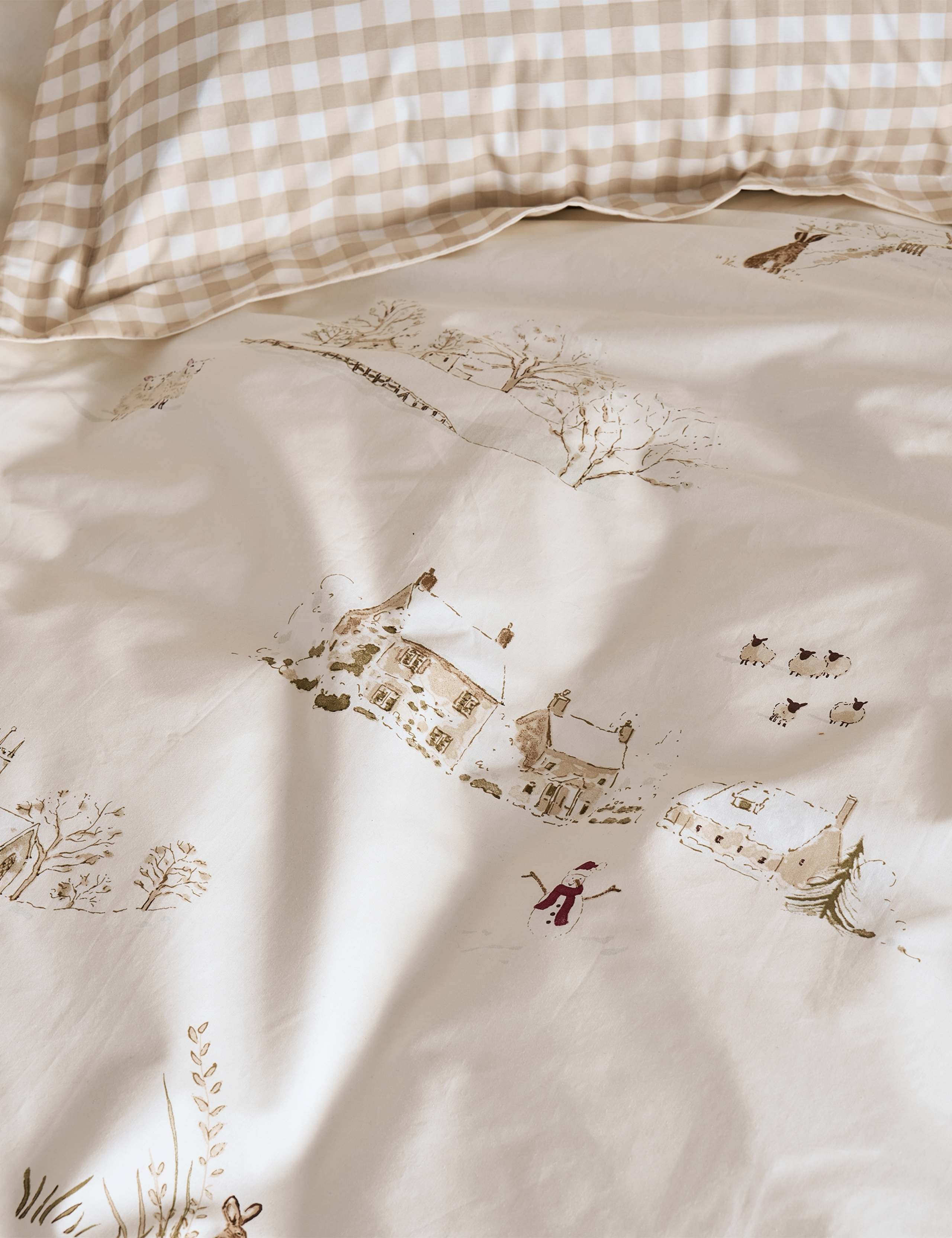 200 Thread Count Winter Scene Bedding Set 3 of 3