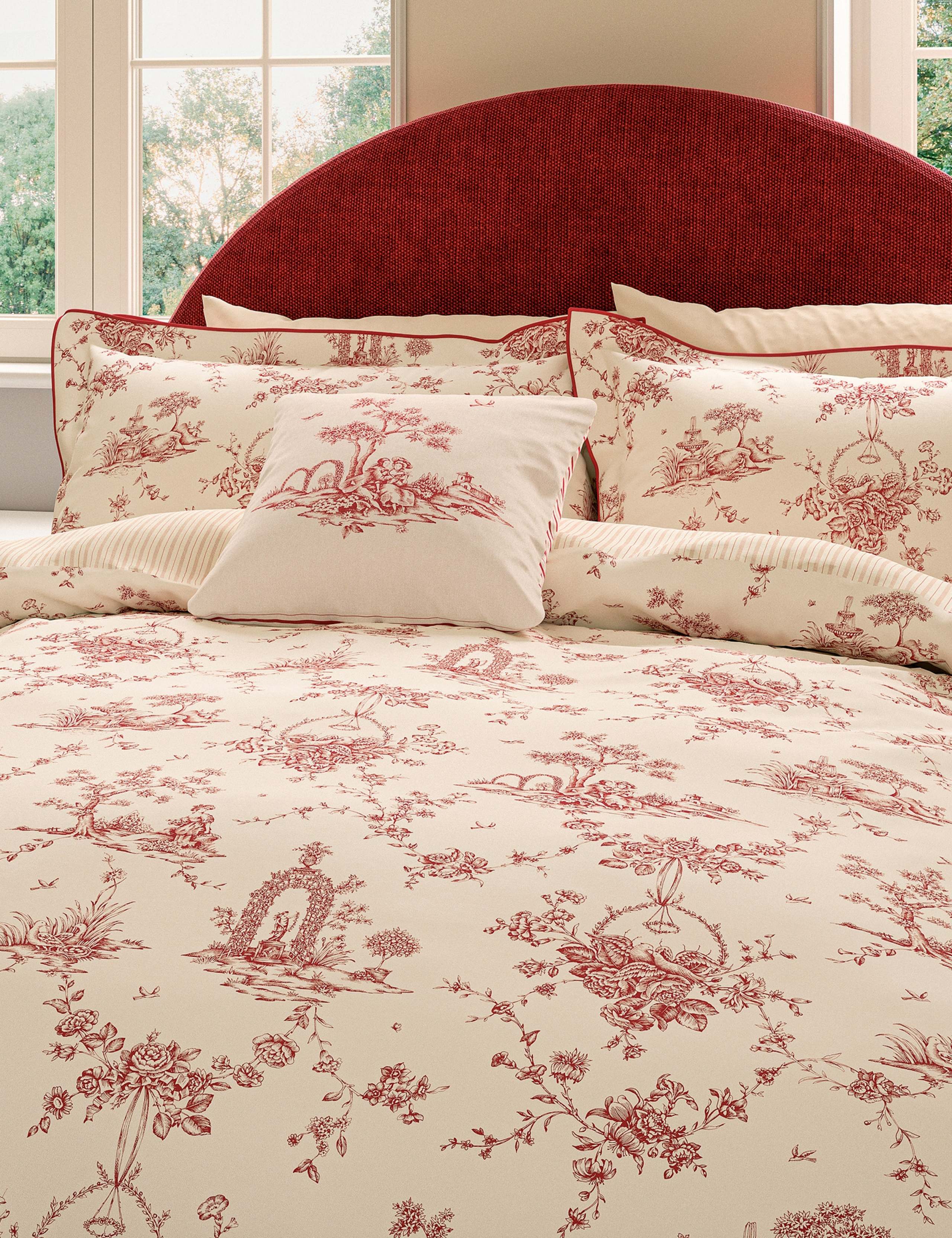 Pure Cotton Velvet Chikan Cushion 3 of 6
