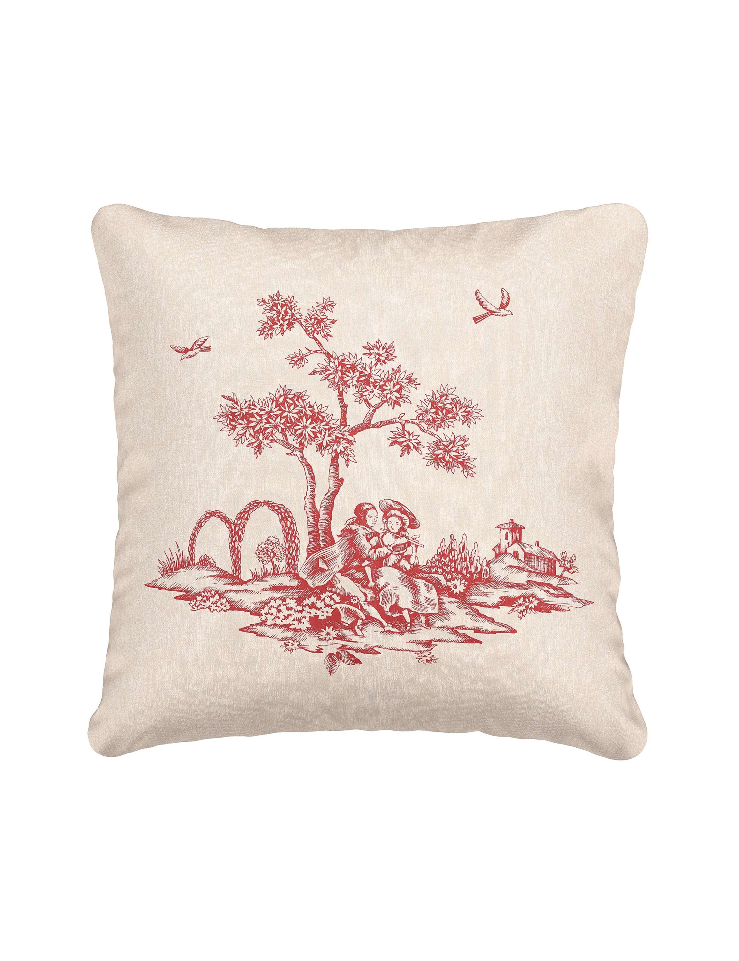 Pure Cotton Velvet Chikan Cushion 2 of 6