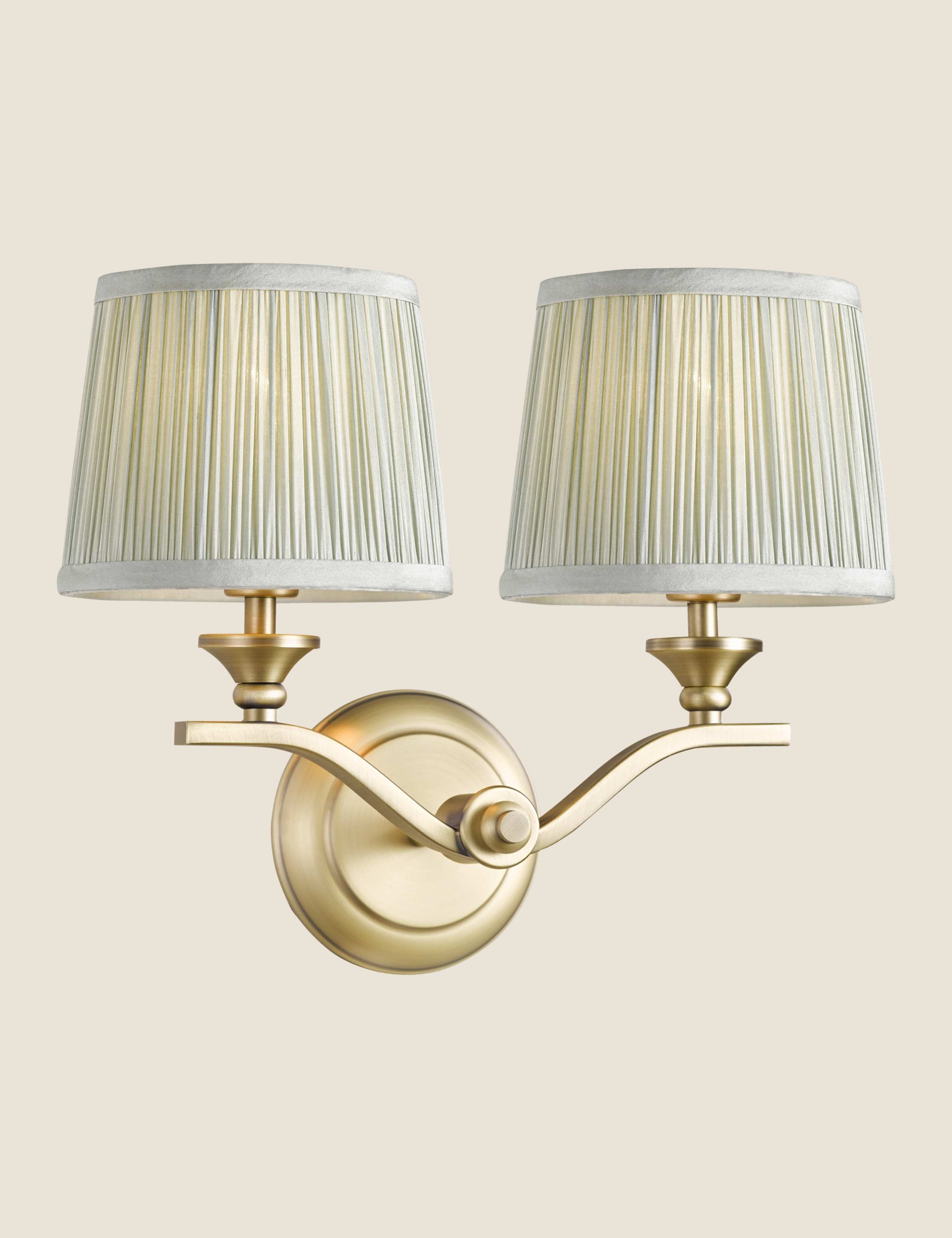 Hemsley Metal 2 Lamp Wall Light 1 of 4