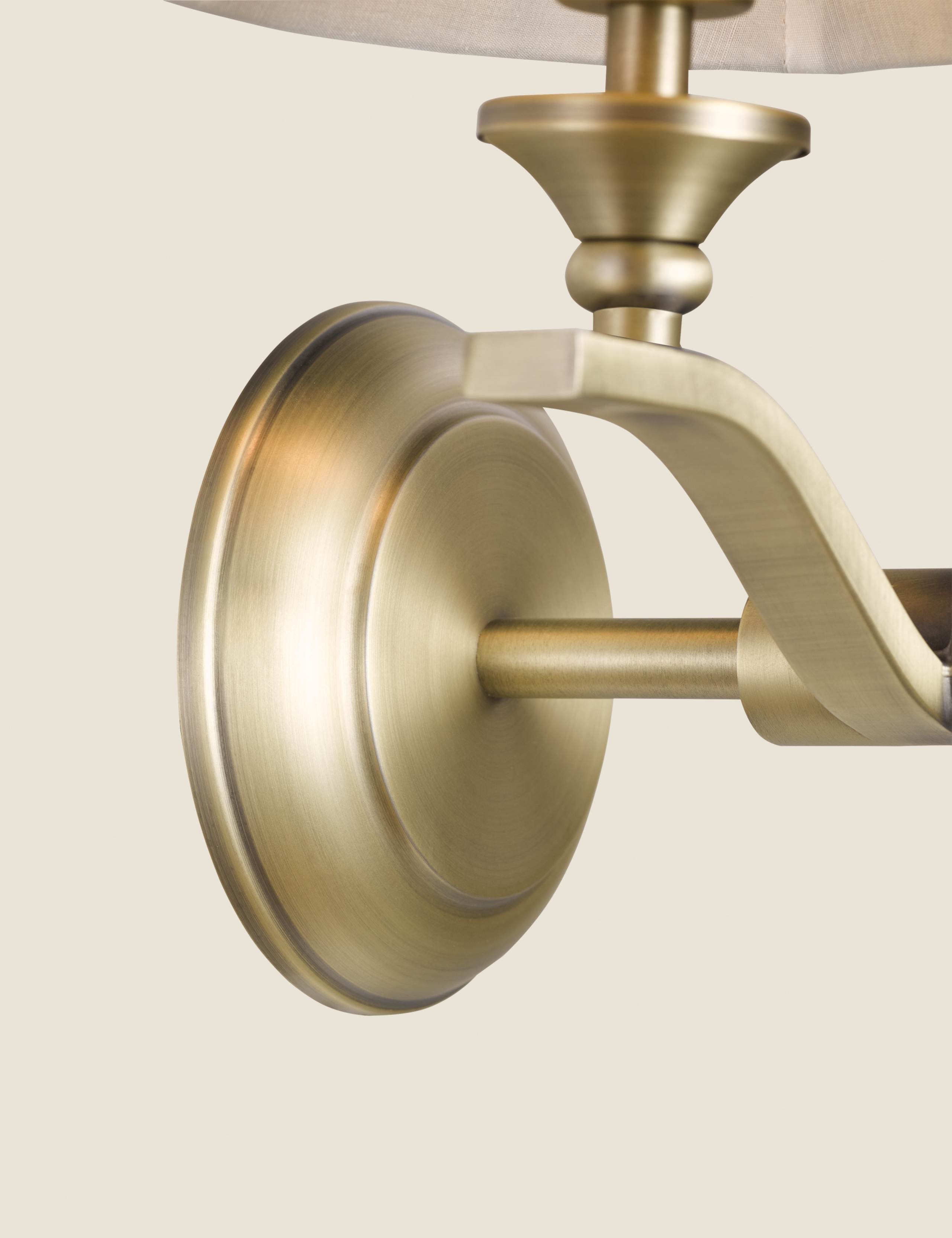 Hemsley Metal 2 Lamp Wall Light 4 of 4