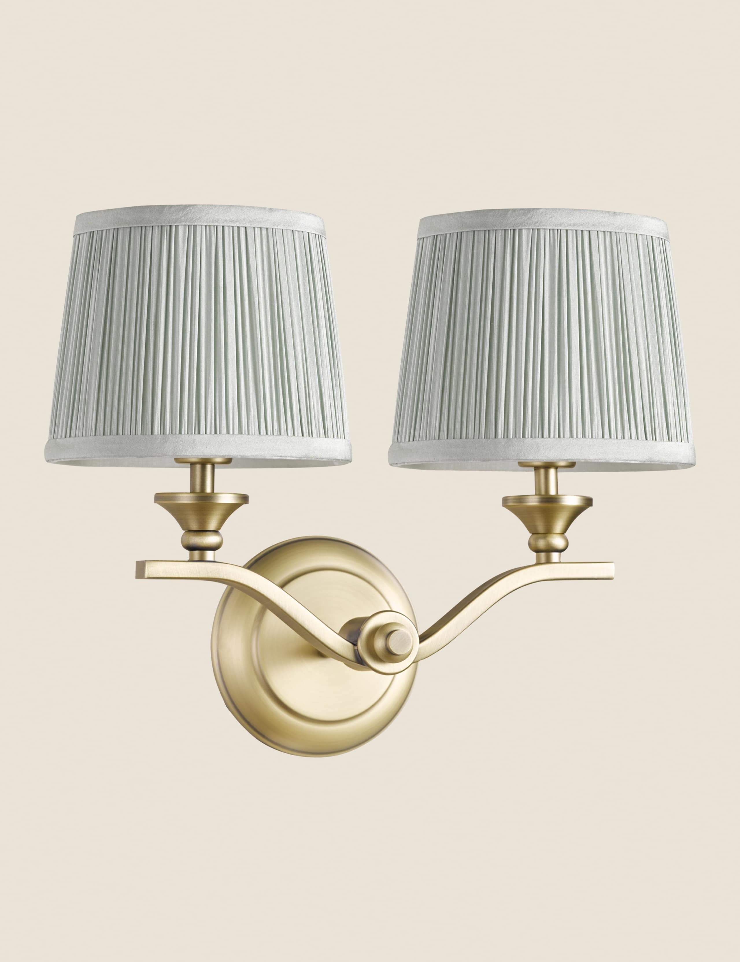 Hemsley Metal 2 Lamp Wall Light 2 of 4