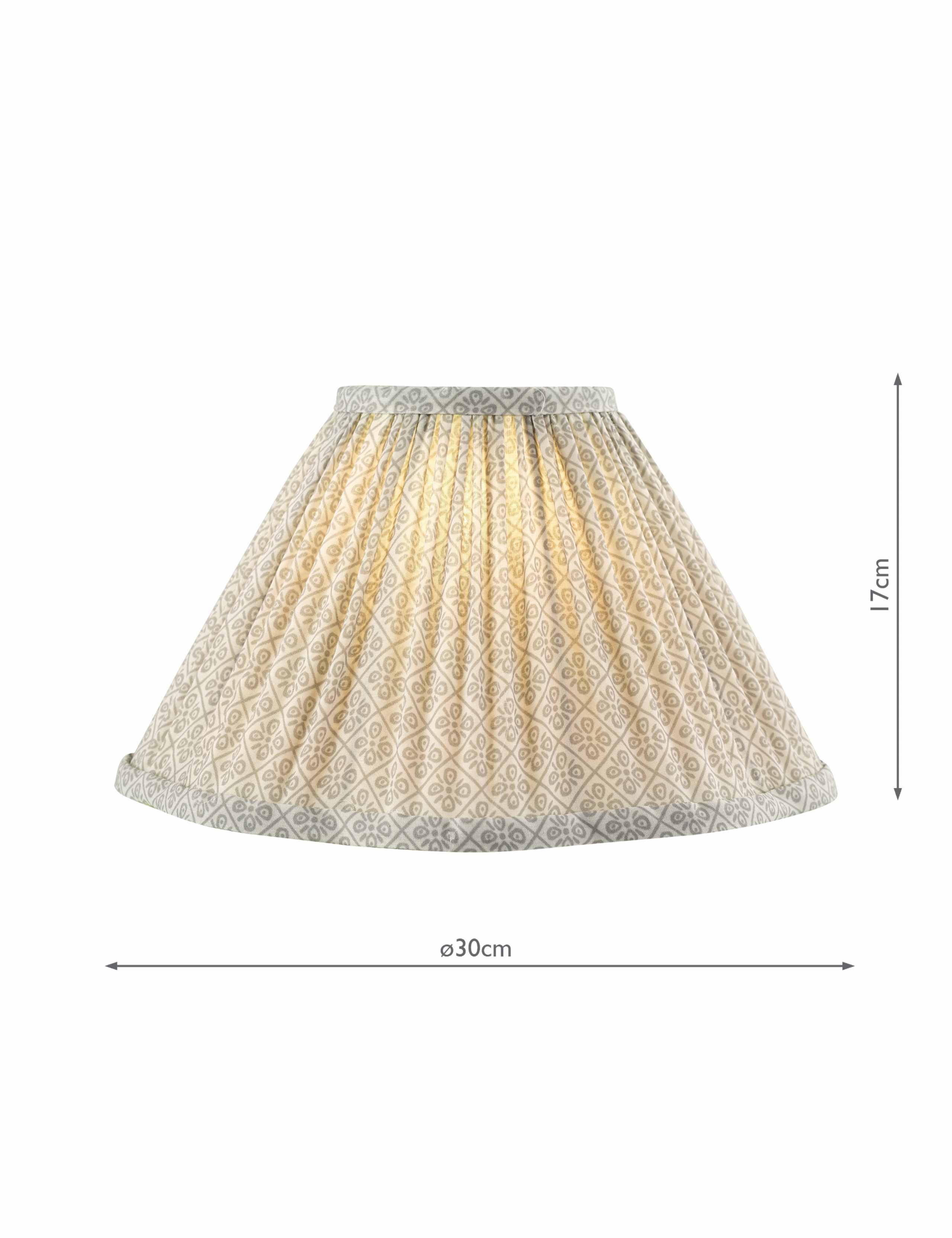 Longcroft Pleated Fabric Lamp Shade 4 of 4