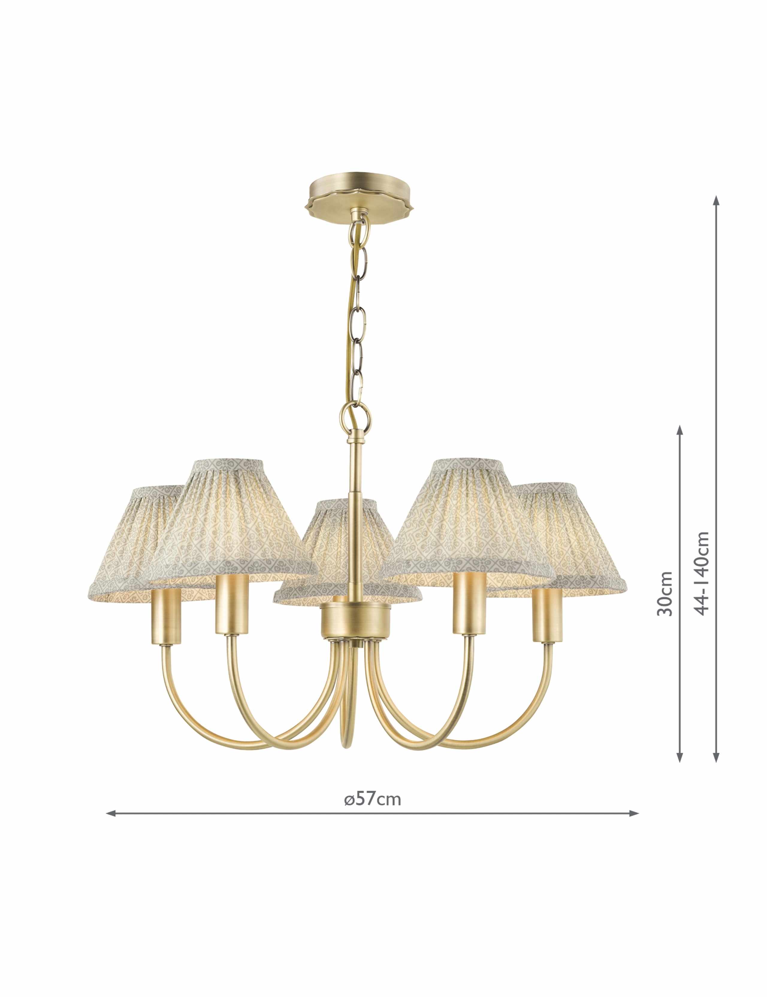 Willowbrook Metal 5 Arm Pendant Light 5 of 6