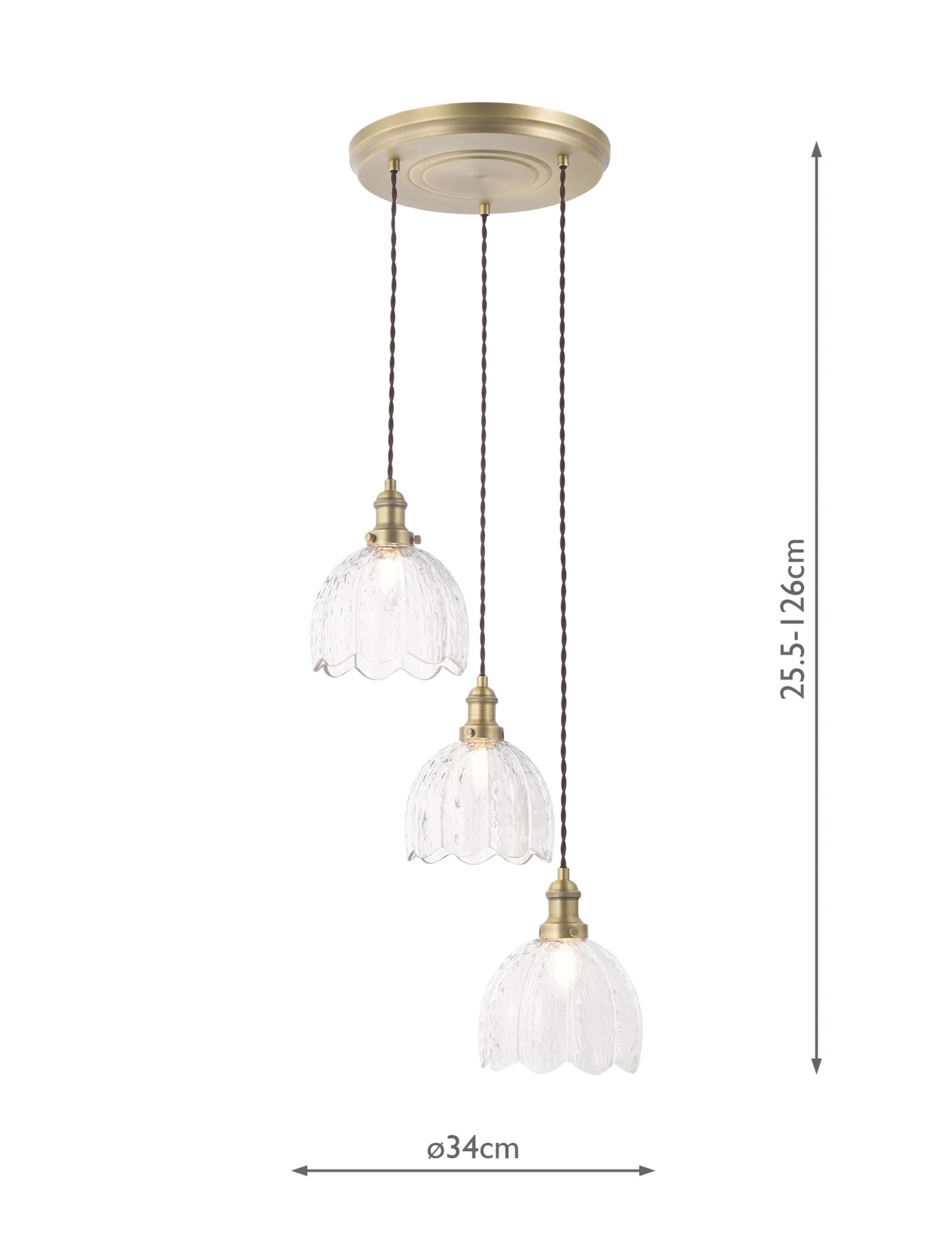 Vintage Cluster Pendant Light 5 of 7