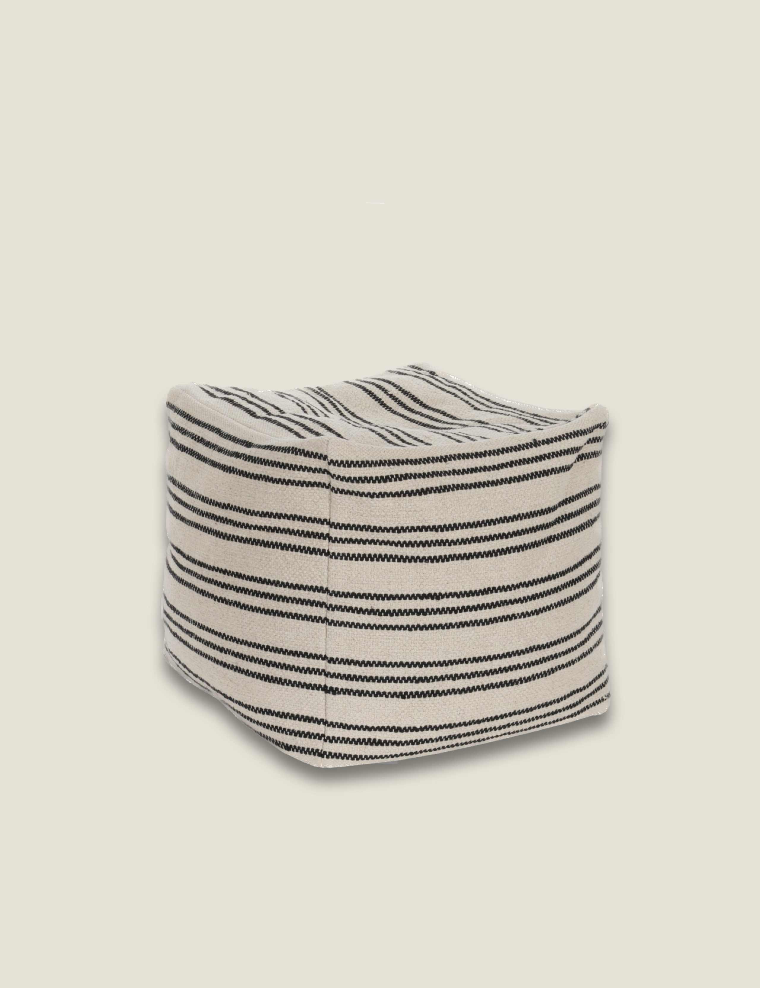 Striped Pouffe 2 of 2