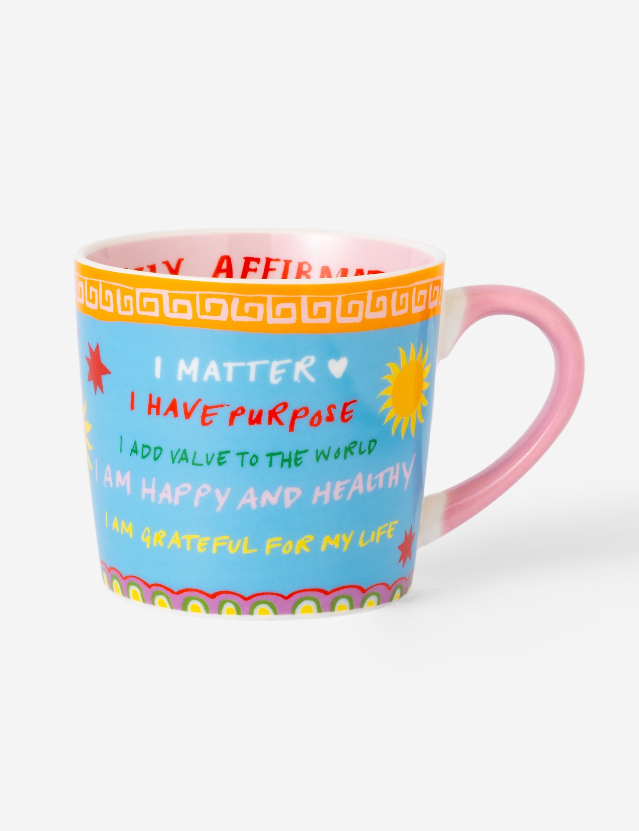 Set of 2 Affirmation & Gratitude My Attitude Mugs 3 of 9