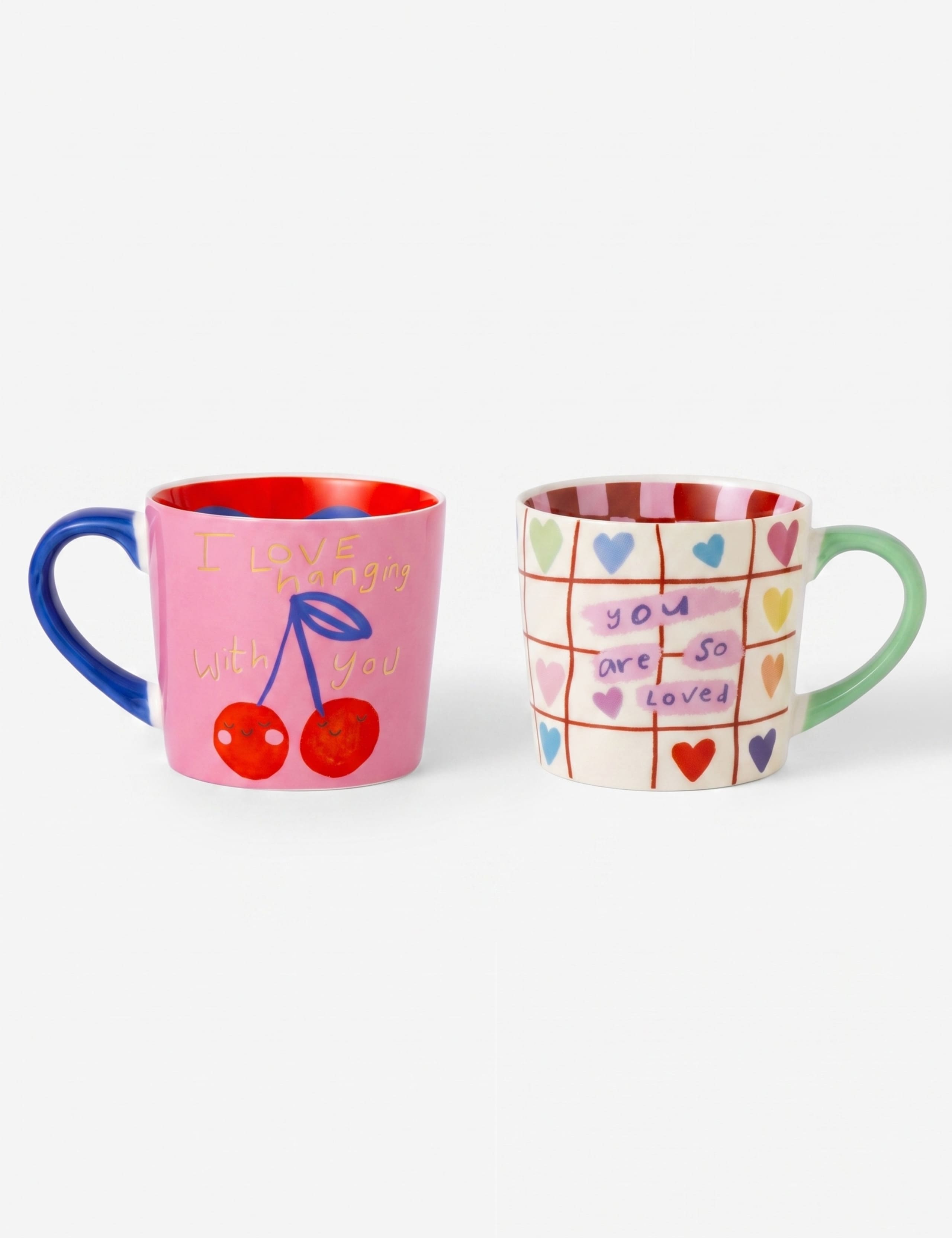 Set of 2 I Love Hanging with You & Loved Mugs 5 of 8