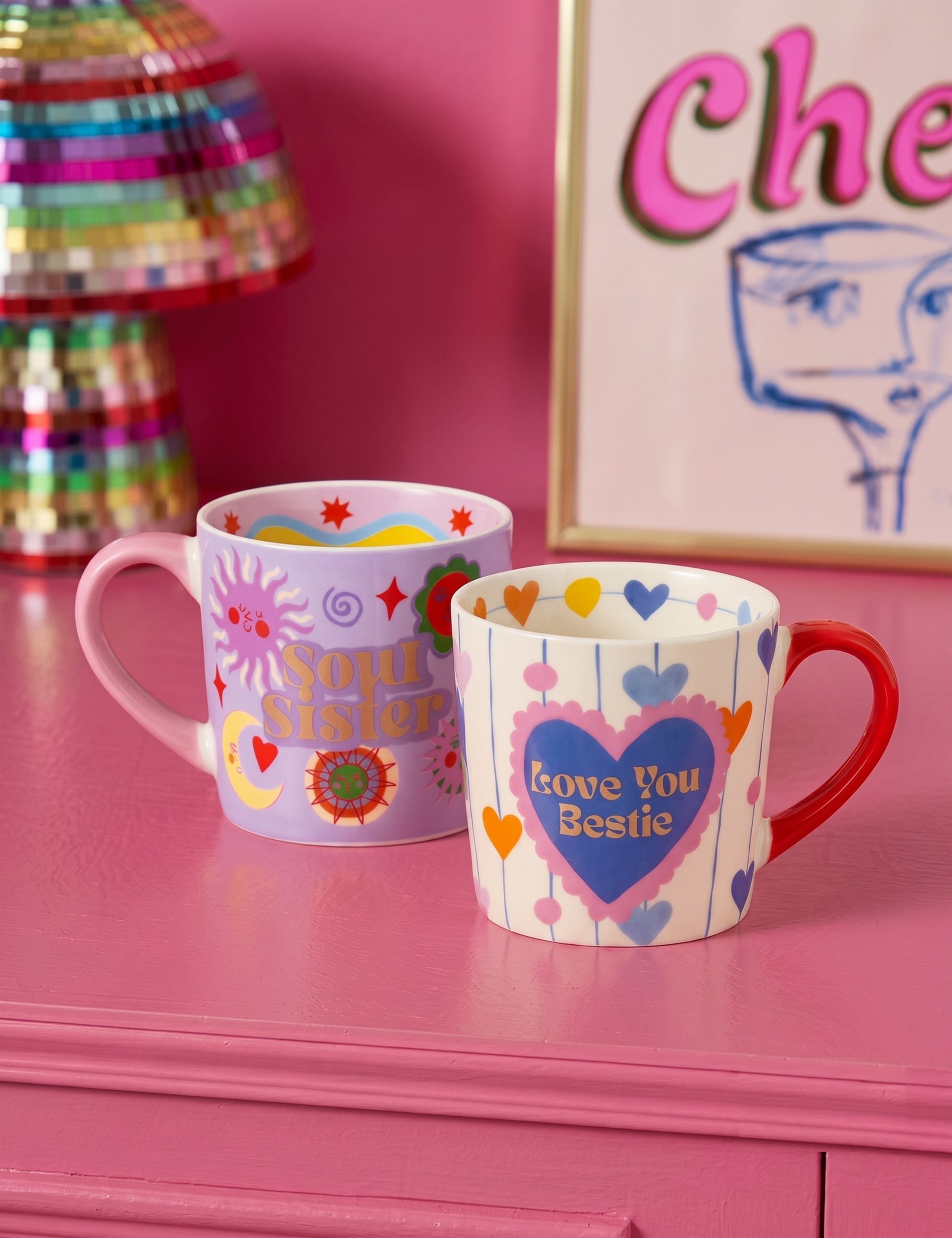 Set of 2 Love You Bestie & Soul Sister Mugs 4 of 10