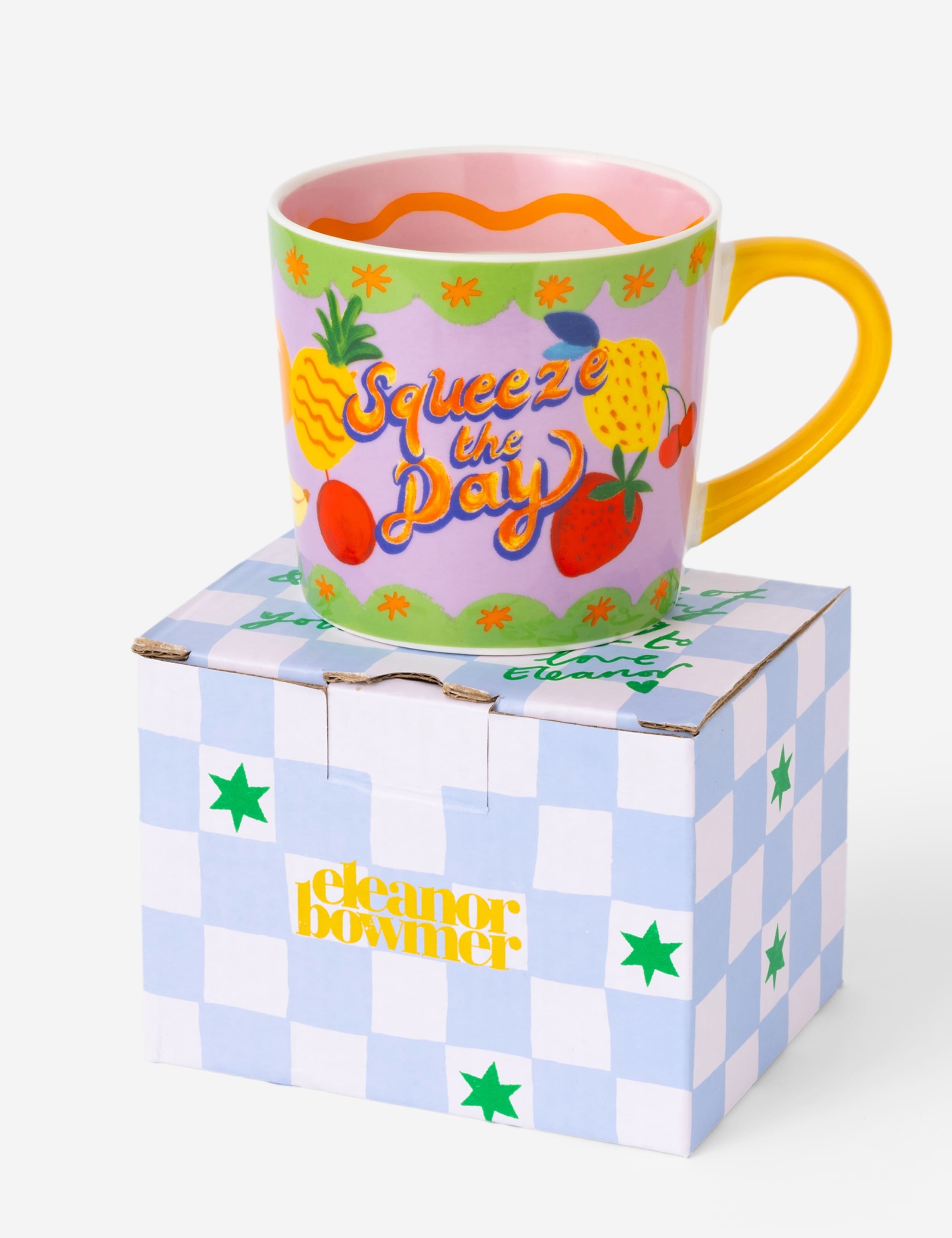 Set of 2 Squeeze the Day & Just Peachy Mugs 2 of 8