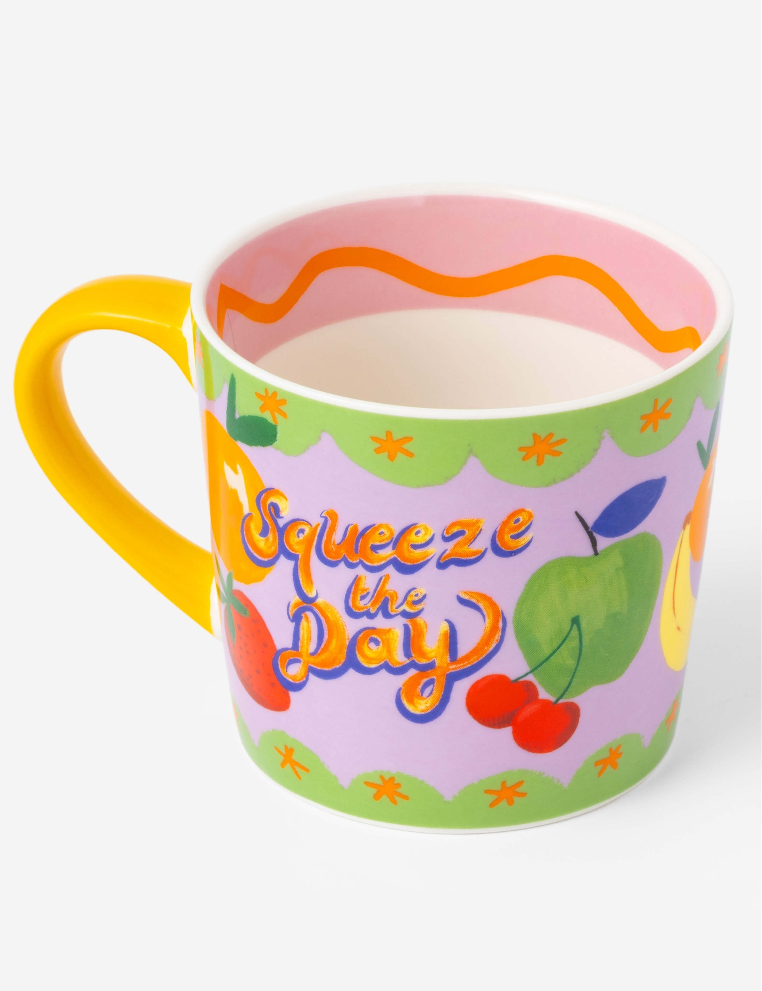 Set of 2 Squeeze the Day & Just Peachy Mugs 3 of 8