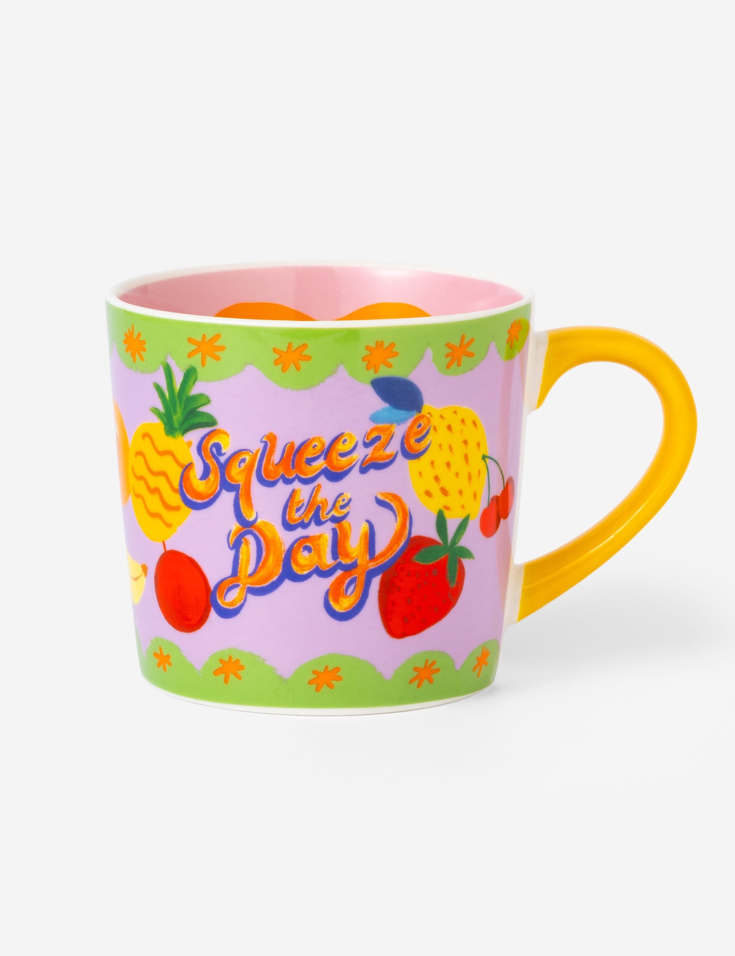 Set of 2 Squeeze the Day & Just Peachy Mugs 7 of 8
