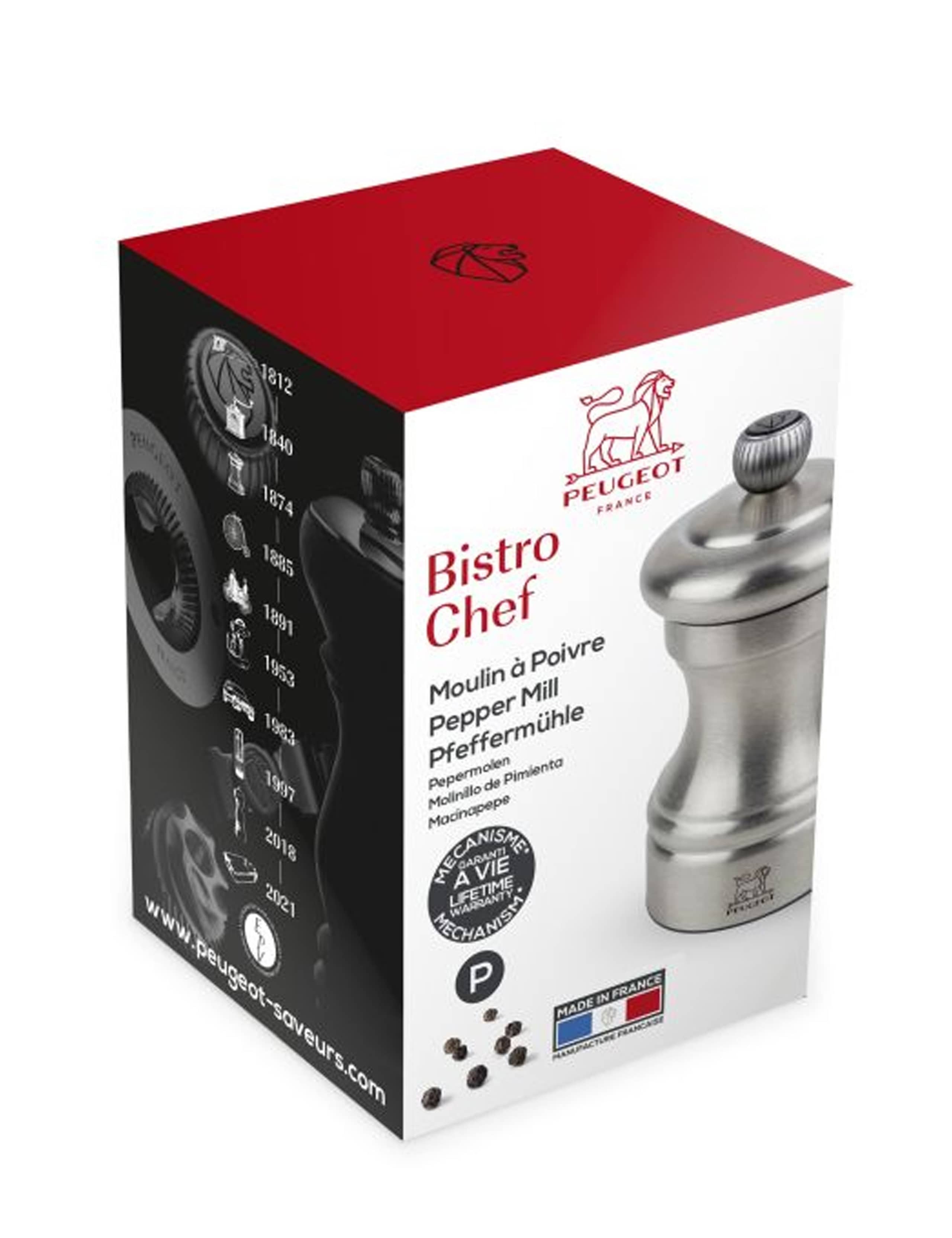Bistro Chef Stainless Steel 10cm Pepper Mill 5 of 5