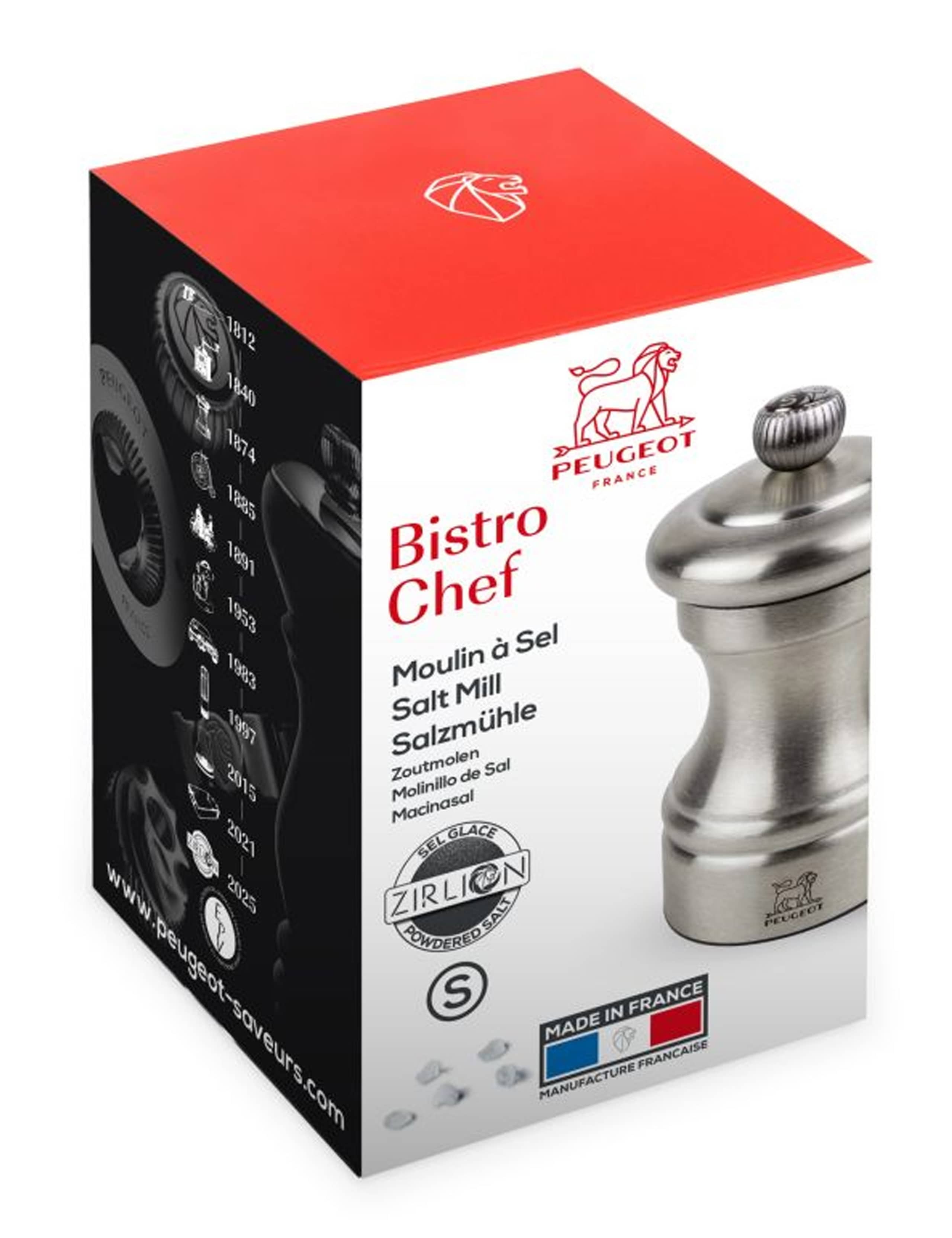 Bistro Chef Stainless Steel 10cm Salt Mill 5 of 5