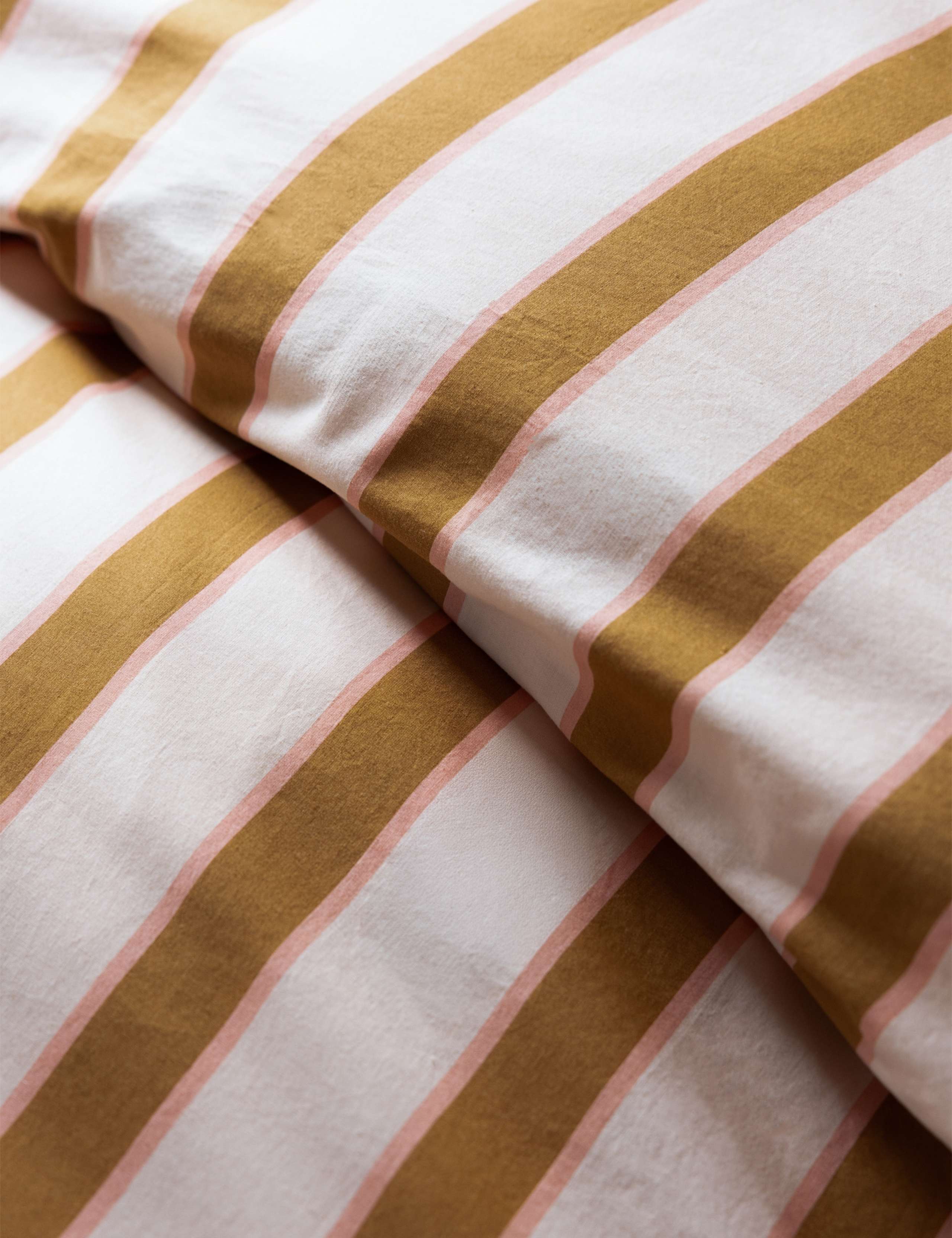 Pure Cotton 180 Thread Count Striped Duvet Cover 3 of 7
