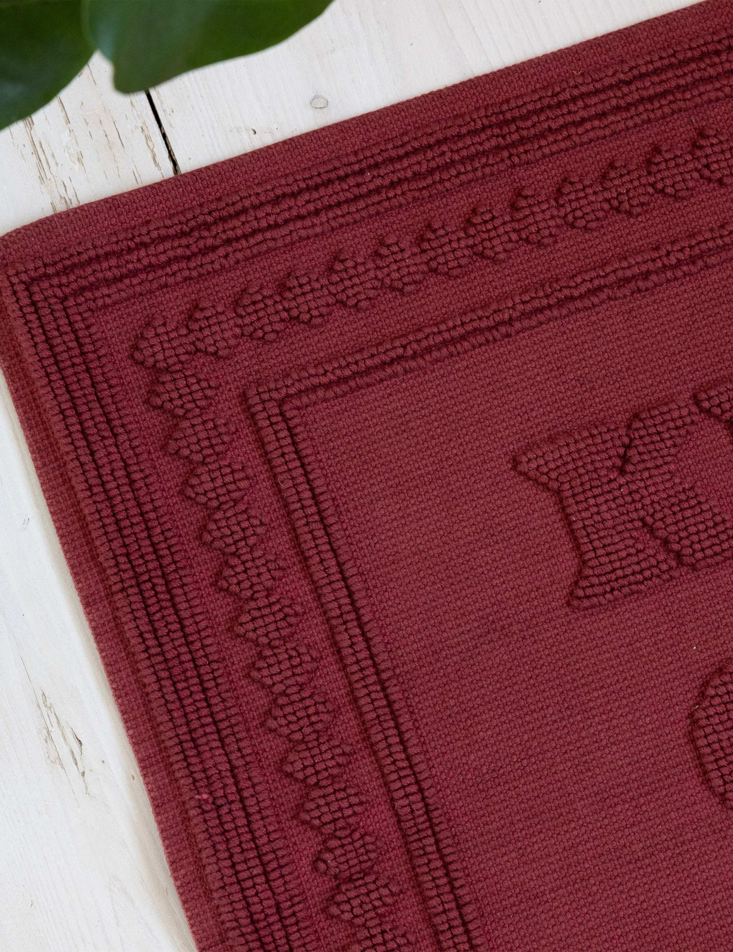 Pure Cotton Non Slip Quick Dry Bath Mat 4 of 4