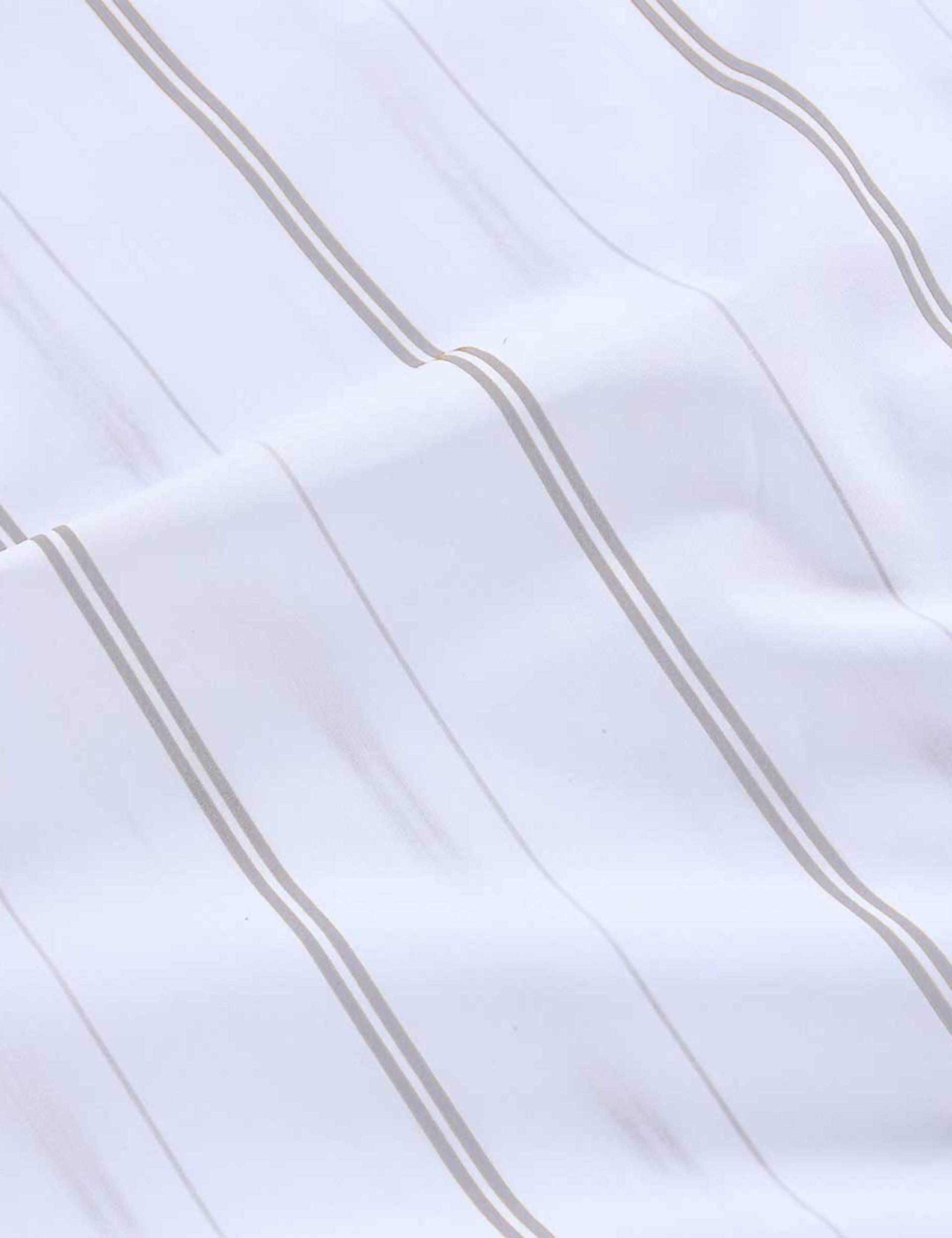Pure Cotton 200 Thread Count Striped Fitted Sheet 3 of 3