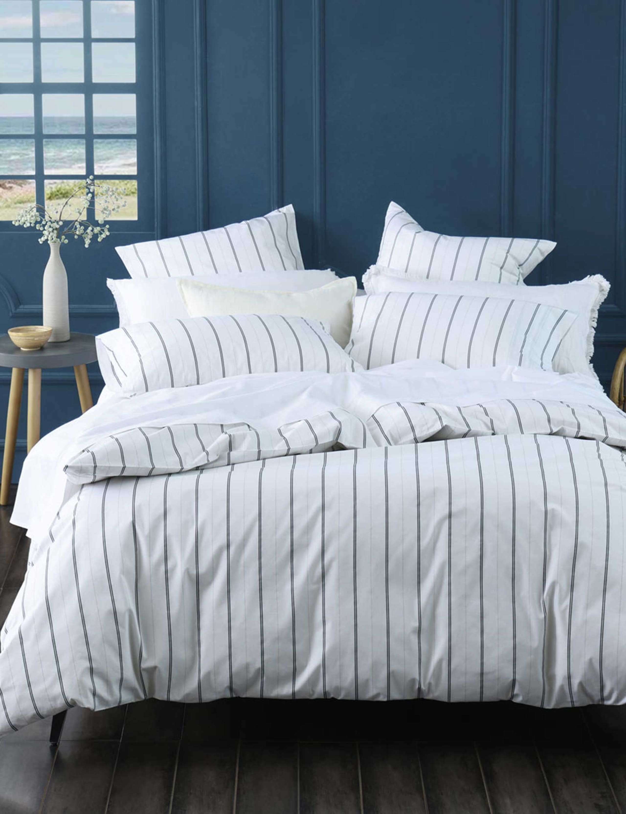 Pure Cotton Cape Bluestone Bedding Set 1 of 3
