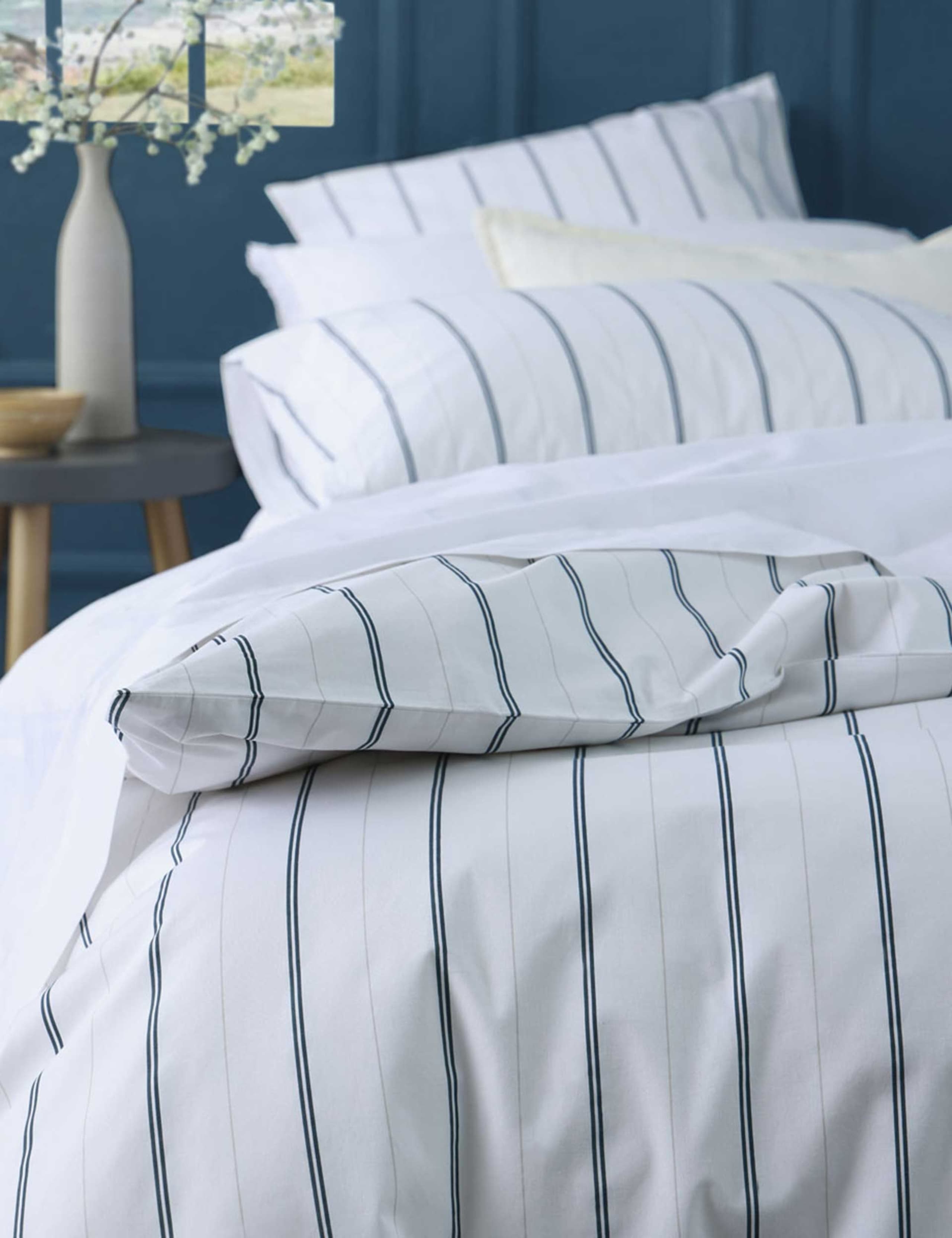 Pure Cotton Cape Bluestone Bedding Set 3 of 3